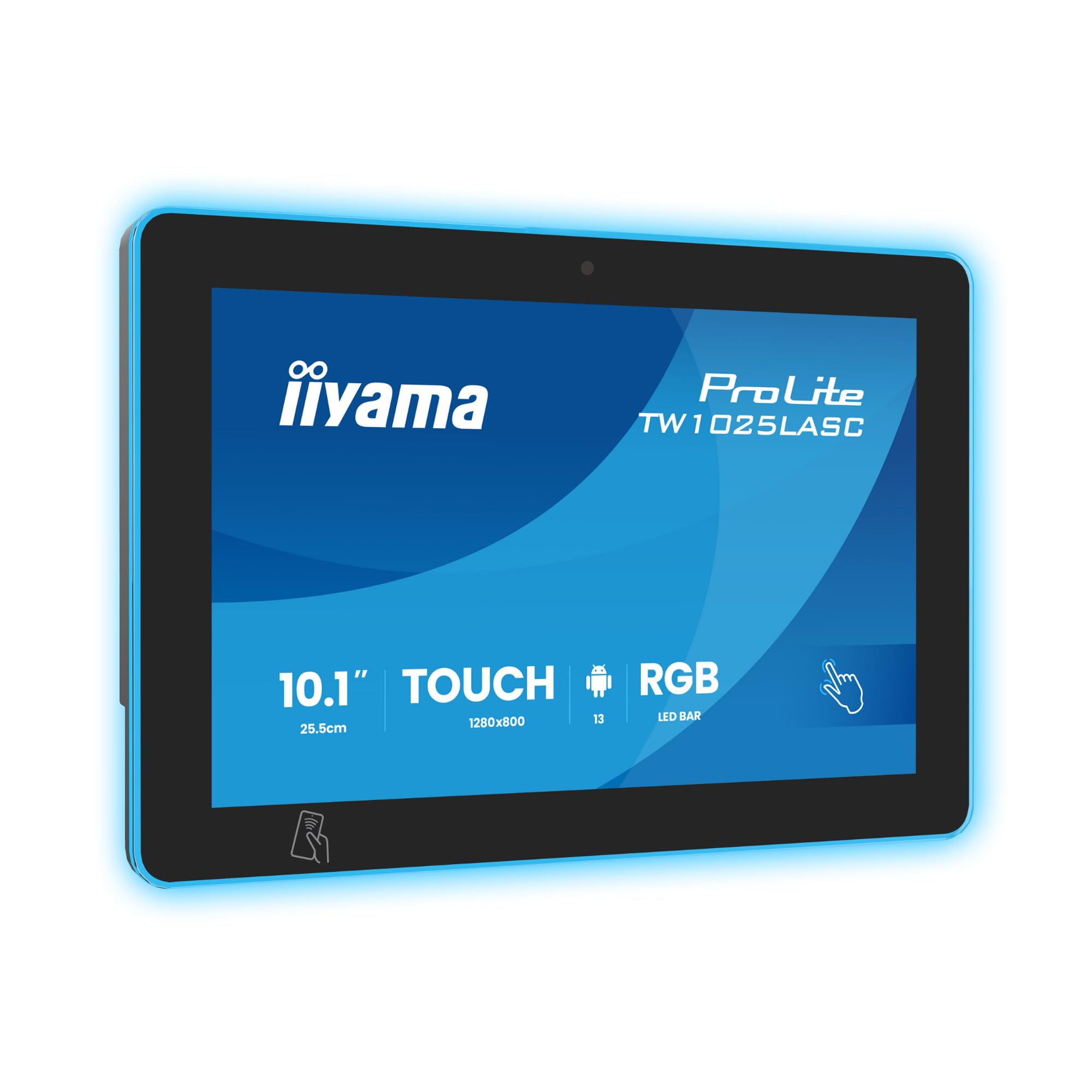 Iiyama Prolite Tw1025lasC-B3pnr Monitor Pc 25,6 Cm [10.1] 1280 X 800 Pixel Wxga Led Touch Screen Multi Utente Nero (10.1 Tw1025lasC-B3pnr Monitor - 1