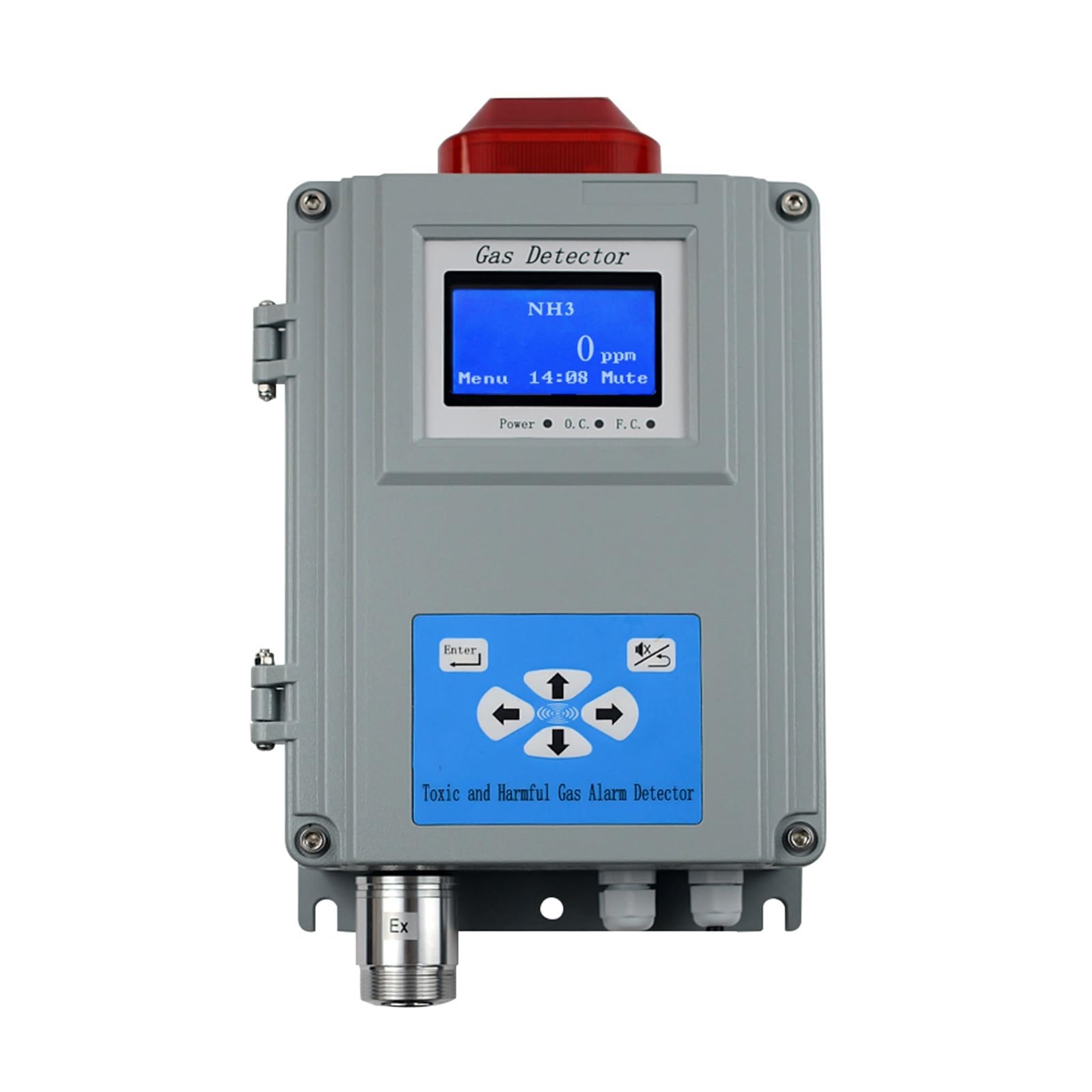 Rilevatore di Gas ammoniaca Display LCD Rilevatore NH3 con Allarme