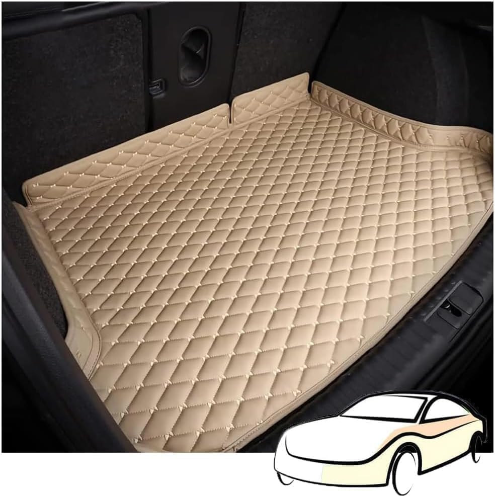 Car Leather Cargo Liners Fit For Audi A3 Cabrio (8V) 2013 2014 2015 2016-2020, Anti Dirty Durable Carpet Protective Pad Automotive Car Accessories,D