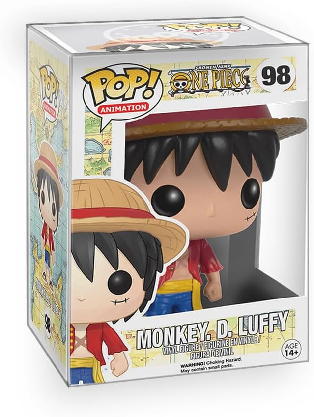 Epic Collectibles Pop Anime: One Piece - Monkey D. Luffy Vinyl Figure Included with Box Protector Compatible for Funko