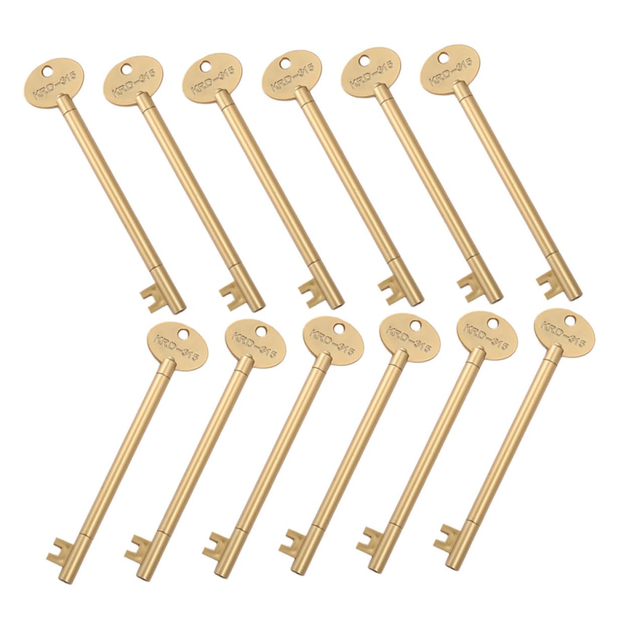 HOMSFOU 5 series Bolígrafos De Escritura Con Forma De Llave Bolígrafos De Rodillo Novedosos De Lujo Accesorios Para El Hogar Y La Oficina Borrables 12 piezas x 5