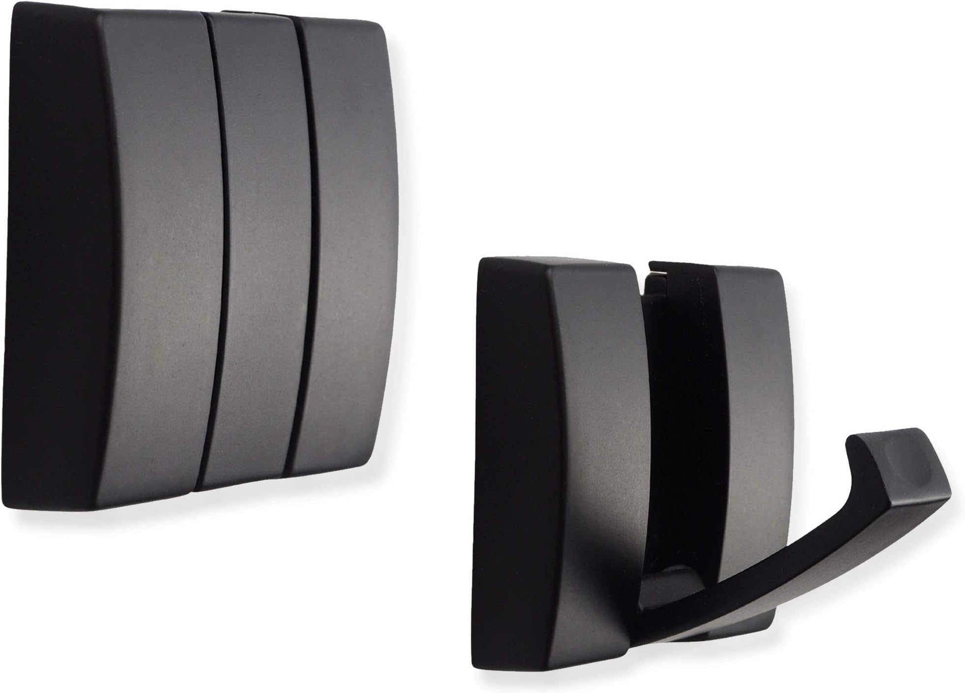 INATSUNNY Folding Hideaway Coat Hooks Space Aluminum Heavy Duty Wall