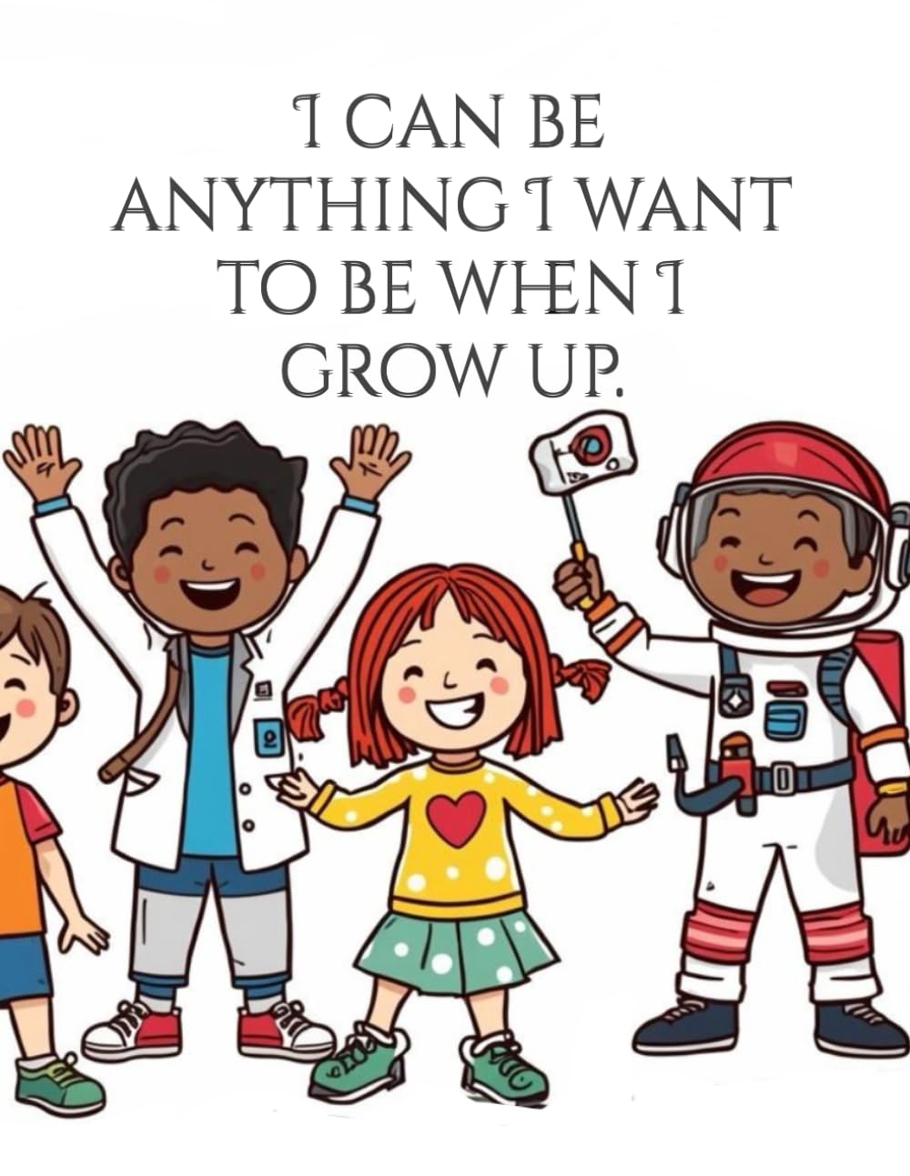 I can be anything I want to be when I grow up: Coloring Book