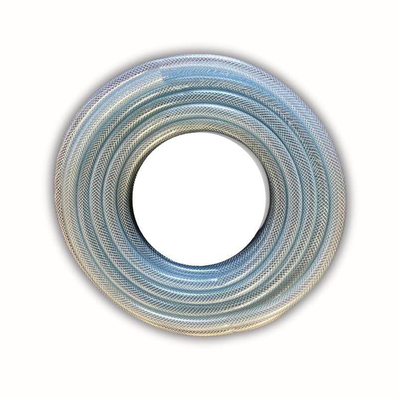 PIK Premium PVC Multi-layered Heavy Duty Braided water Hose pipe - Size 1 inch, 20 Meters long, White Transparent color | Gardening, Cleaning, Indoors & Outdoor use (B0CK3R8RNR) Amazon Price History, Amazon Price Tracker