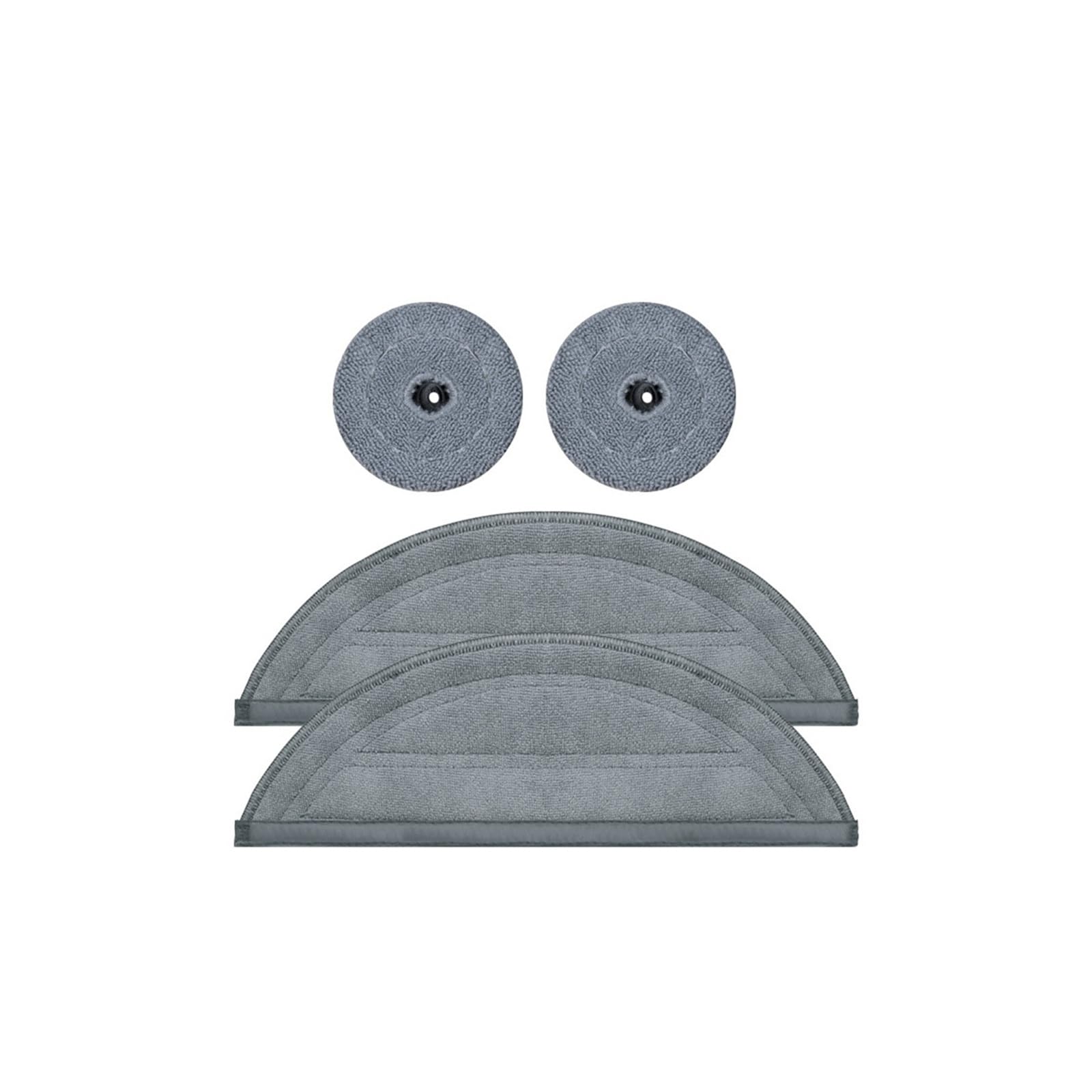 VIXWDRUTY Compatible For Roborock，Compatible For Saros，10, S9 Maxv Ultra Robot Vacuum Cleaner Accessories Spare Parts Replacements Mop Cloths Mop Pads(2B2S)
