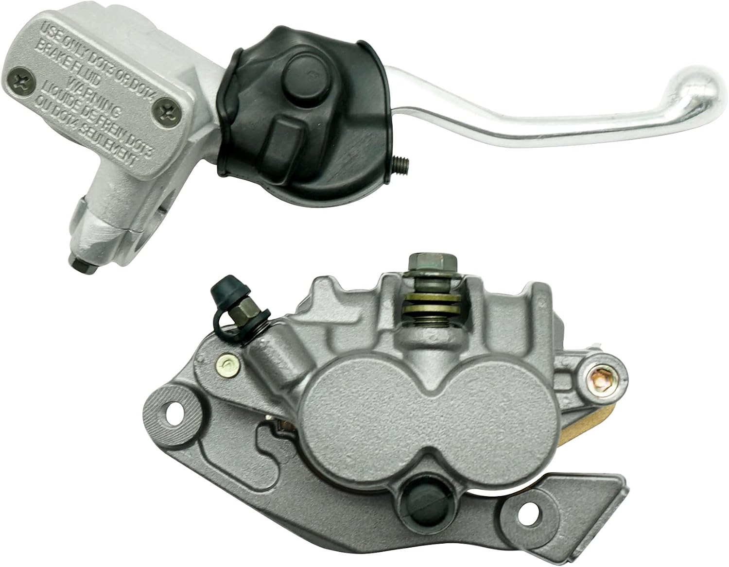 M MATI Front Brake Master Cylinder & Caliper for Honda CR125 CR250 CR500 CRF125 CRF150 CRF230 XR250 XR400 XR650 45150-KZ4-J21 45510-KCE-671