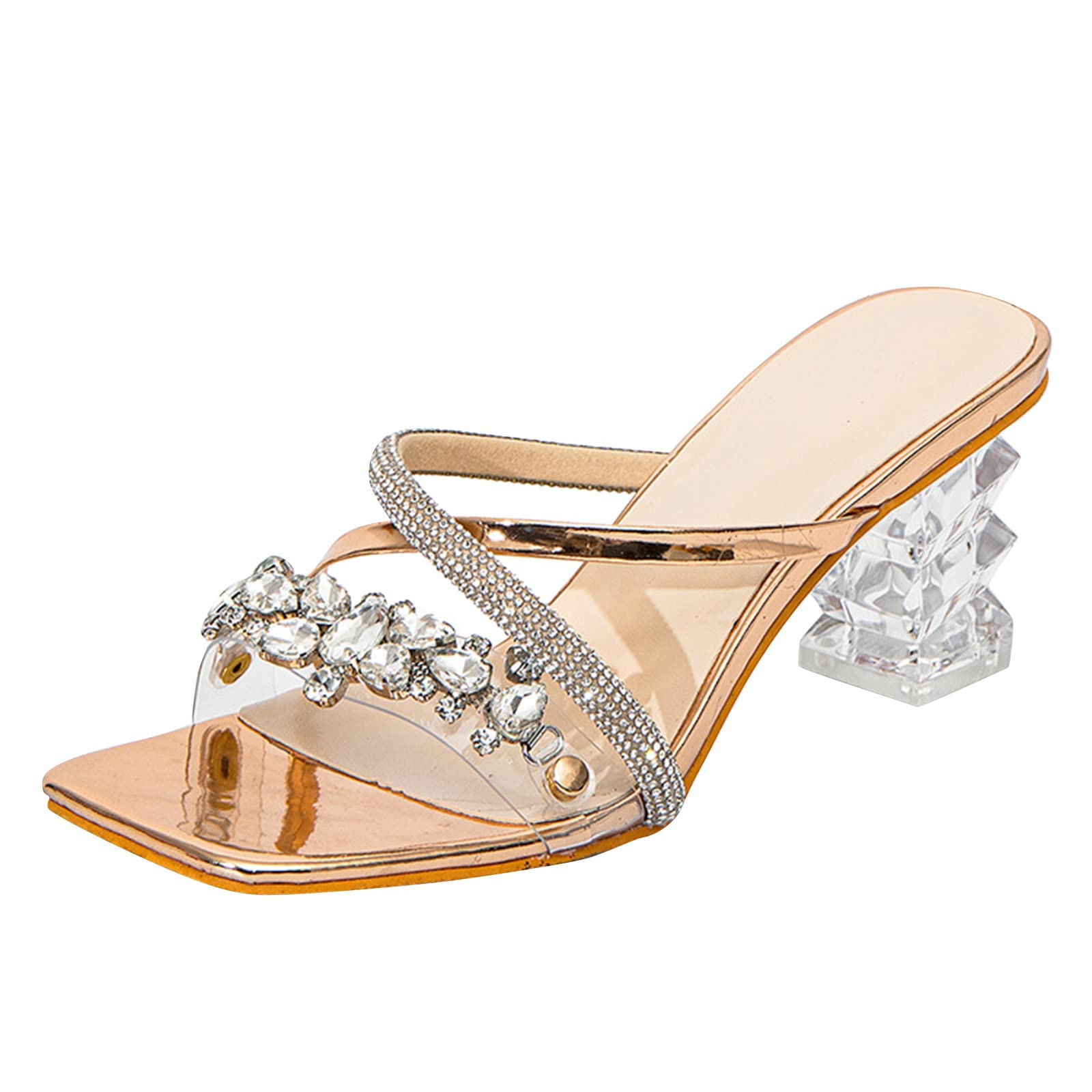 Chaussures Femme Talons Fins Bout Pointu - Broderie Mesh, Lanière élastique Au Talon - Hauteur 6 Cm (2,4 Pouces) - Pour Soirée, Robe Habillée