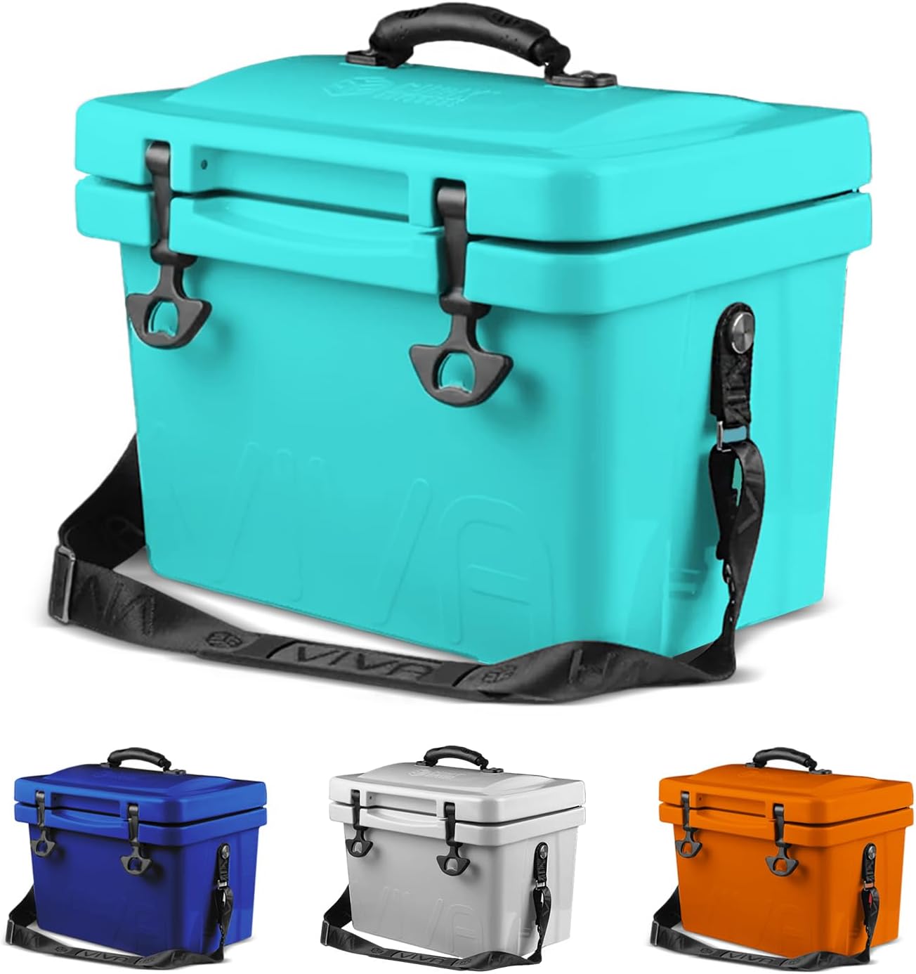 Cubix Outdoors Viva 14QT Portable Hard Cooler – On‑The‑Go Personal Ice Chest for Everyday Use, Beach, Sports, Camping & Picnics