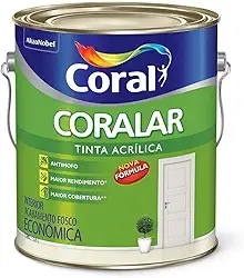 Tinta Acrílica Coralar, Verde Piscina, 3.6 L, Coral