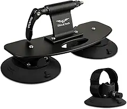 Suporte de bicicleta para teto de carro, suporte de teto de liga de alumínio de liberação rápida com ventosas para vários veículos, serve para bicicletas de montanha e estrada com