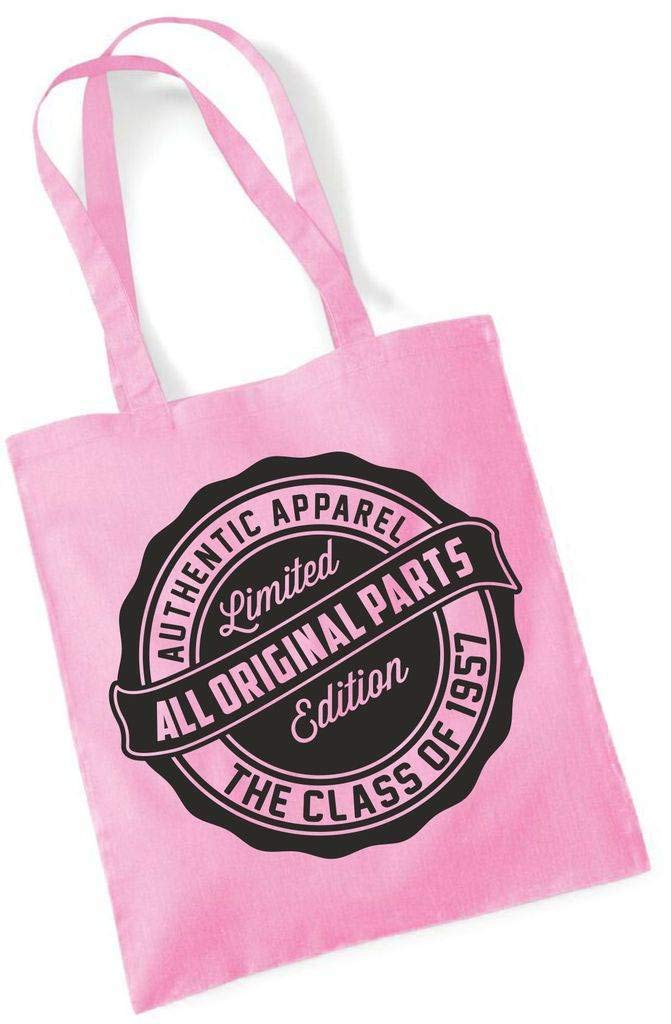 Fun Birthday Gift Present Tote Shopping Cotton Bag Limited Edition Class Of All Original Parts Year 1957