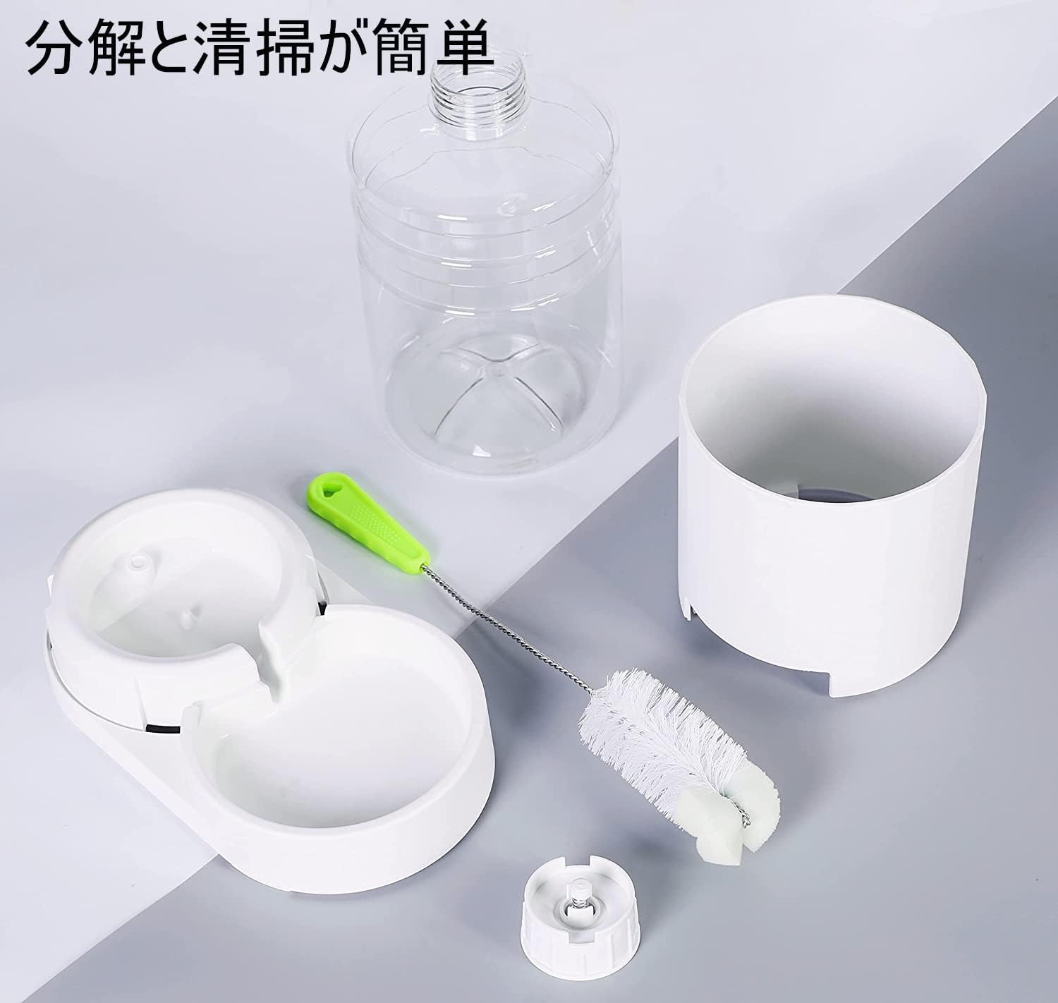 ペット給水器 専用クリーニングブラシ付き 3l大容量自動給水器 多頭飼い お留守番対応 大 中 小型猫犬用 ペットボトル 高価値セリー ペット給水器 専用クリーニングブラシ付き 3l大容量自動給水器 多頭飼い お留守番対応 大 中 小型猫犬用 ペットボトル 高価値セリー