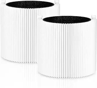 411i Max 411a Replacement Filters for Blueair 411i Max and 411a Max Air Purifier, F4MAX Particle and Activated Carbon Filter, 2 Pack