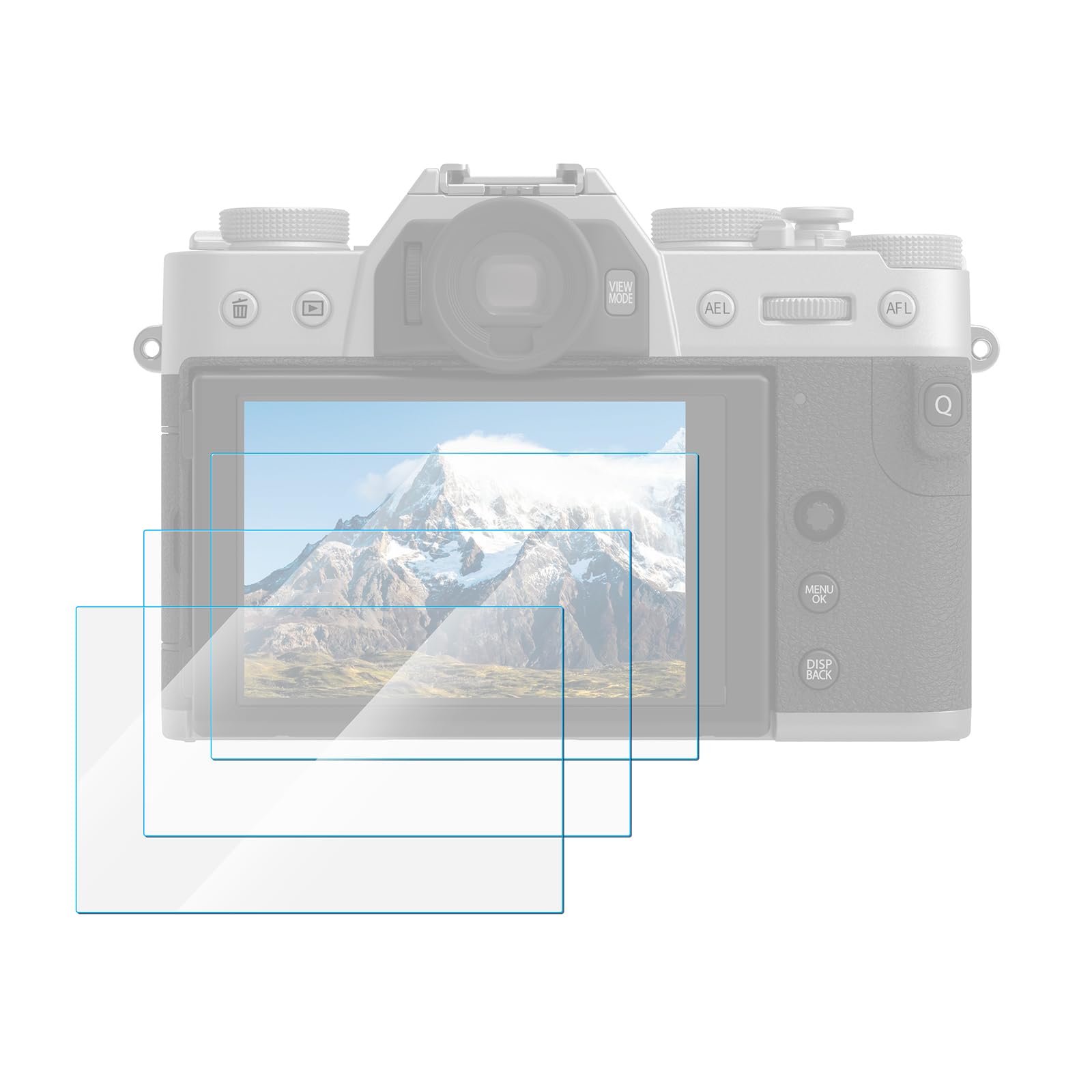 JJC Ultra Fine Protection d'écran LCD en Verre Optique pour Fujifilm X-T50 X-T30II X-T30 III X-T30 X-T20 X-T10 X-T100 X-E3