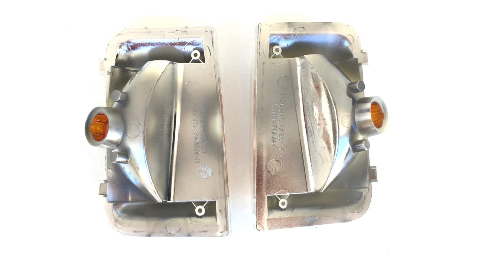 Indicatore Freccia Specchio Dx E SX Compatibile Con Ducato Boxer Jumper a partire da Anno 2006- Vetro Trasparente Con Giallo Riflettore