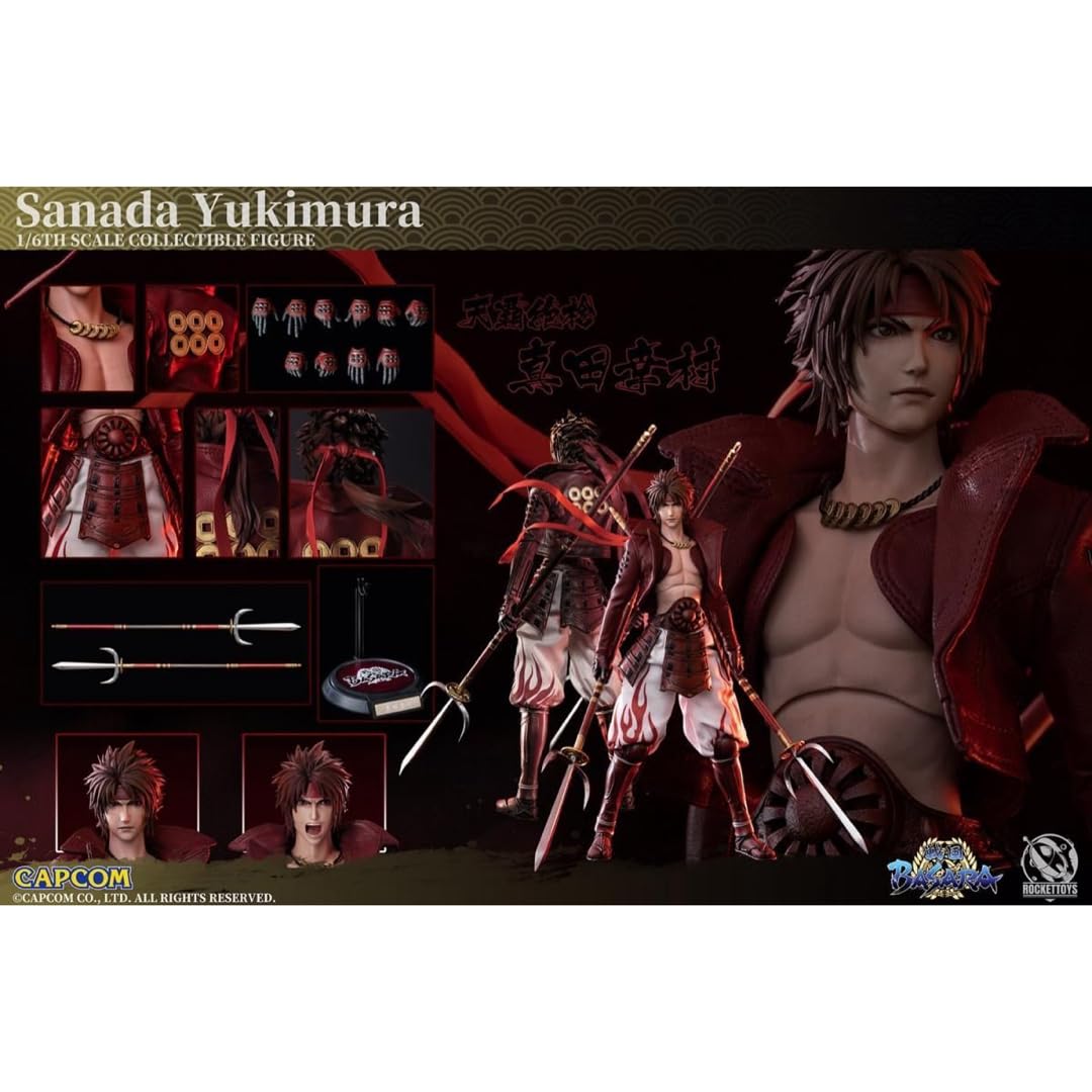 Amazon.co.jp: ROCKET TOYS ROC-002 戦国BASARA 真田 幸村 1/6 : ホビー