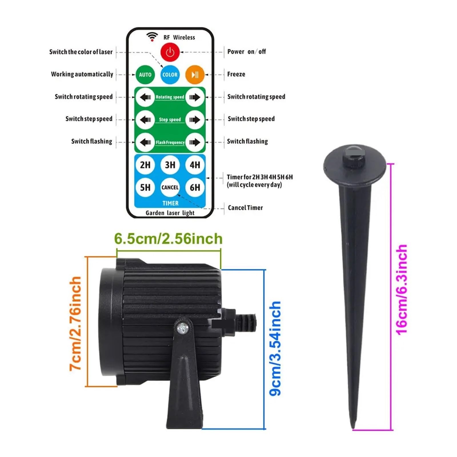 Projektor Światła Zewnętrzny, Zewnętrzne IP65 RGB zdalne gwiaździste niebo ruchome oświetlenie trawnika choinka LED ogrodowy projektor sceniczny oświetlenie krajobrazu Na Świąteczny Projektor Domowy P