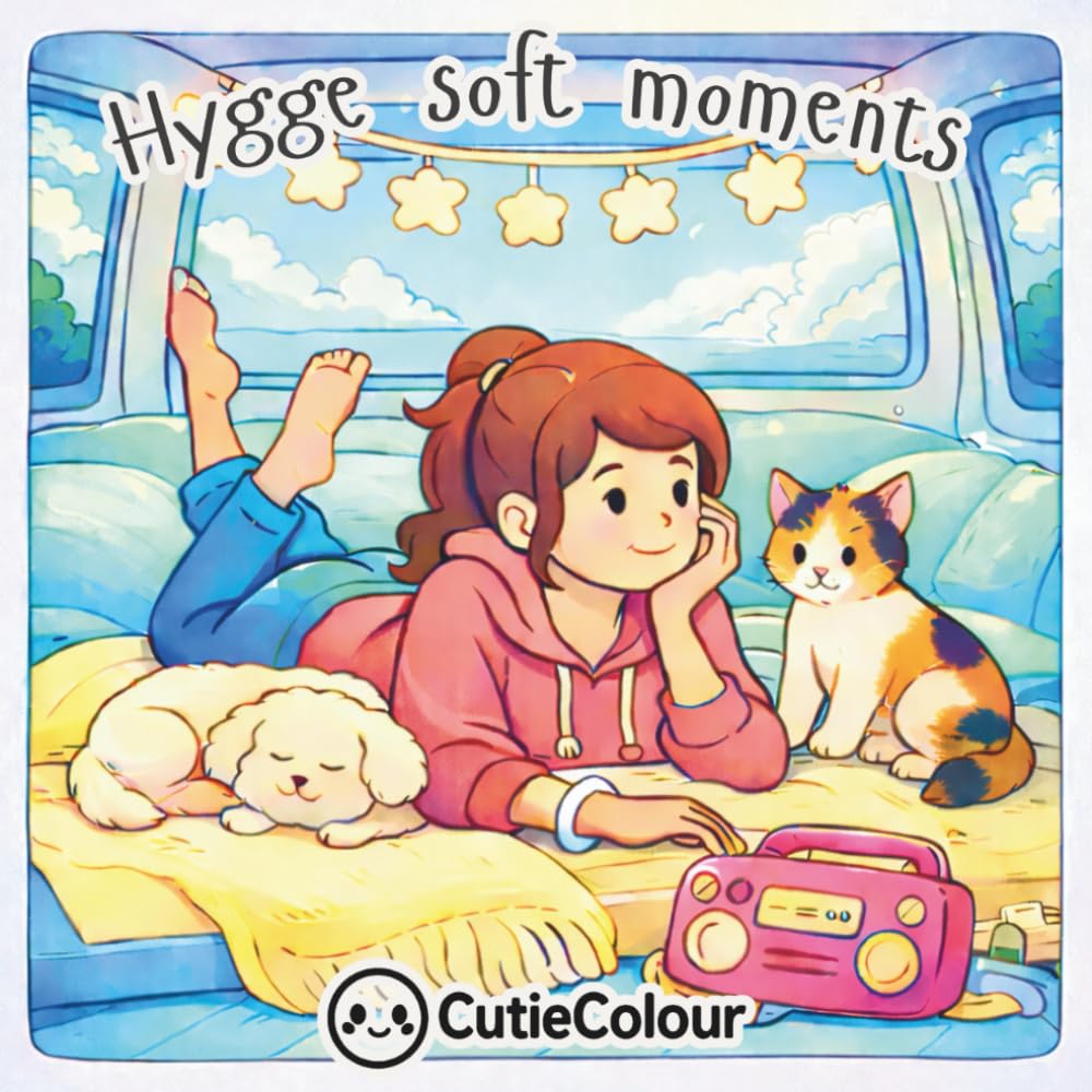 Hygge Soft Moments: 50+ Images for Teens, Adults, and Beginners Featuring Easy Scenes of Everyday Joys for Stress Relief and Creativity
