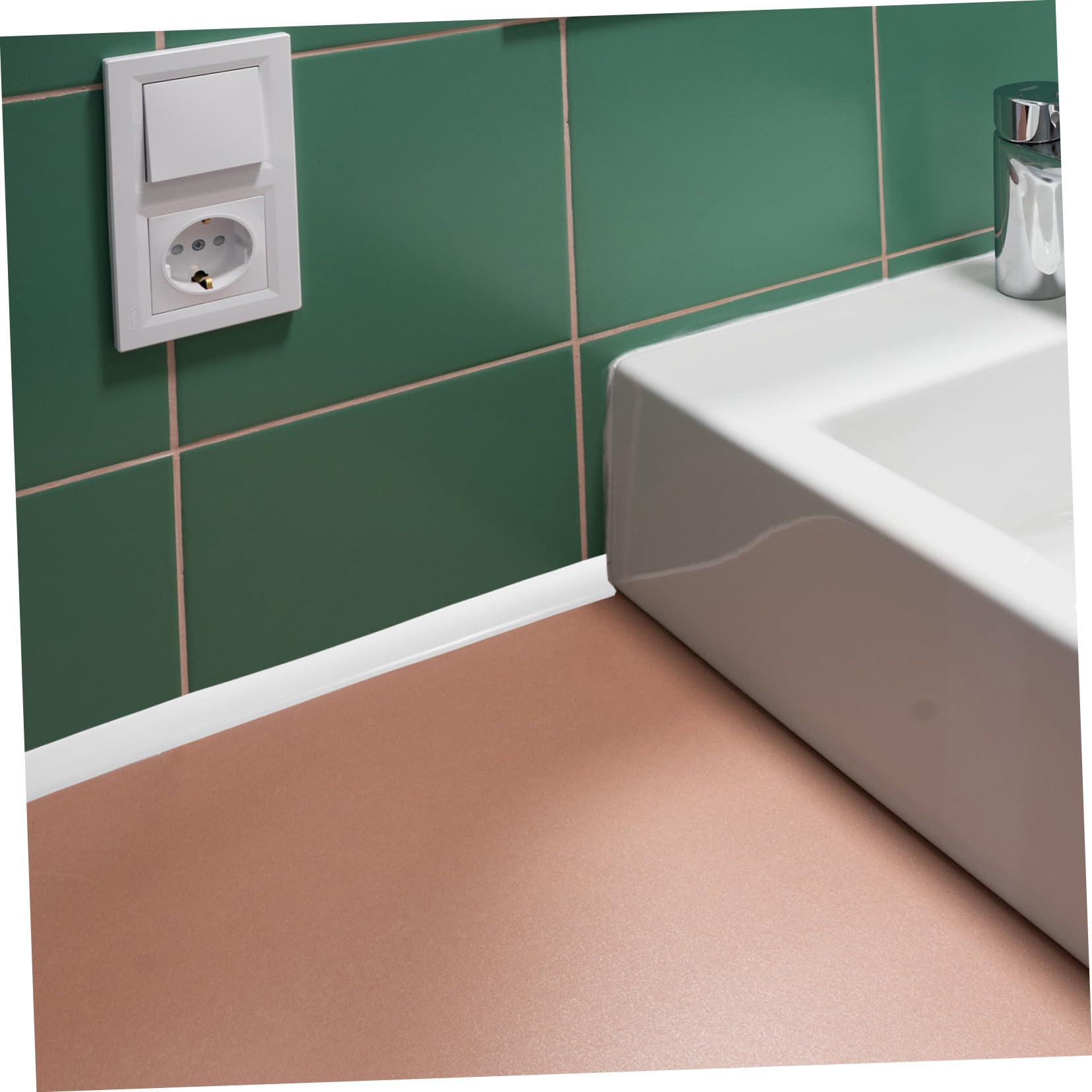 Operitacx Moldura Autoadhesiva para Esquinas de Pared Flexible y Duradera Tira de Recorte de Metros para Bordes de Armarios y Techos Fácil de Cortar y Pegar Superficies