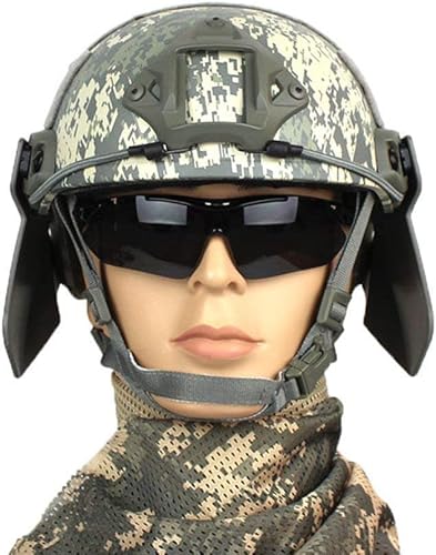 Miniatura 4 de LEJUNJIE Tactica Paintball Airsoft Up-Armor Cubierta lateral Protección de oídos para casco de acción rápidoIBH