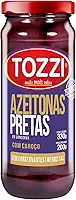 Tozzi Azeitona Preta com Caroço Pote 200g