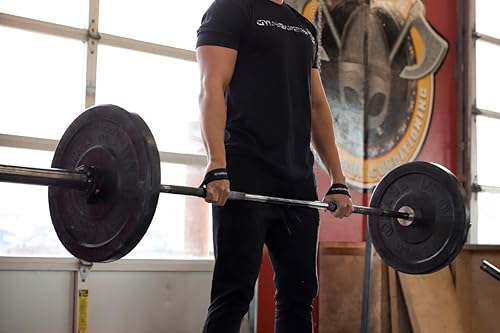 Miniatura 3 de Gymreapers Correas de levantamiento olímpicas para levantamiento de pesas, arranque, limpio, levantamiento de potencia, hombre fuerte, peso muerto,