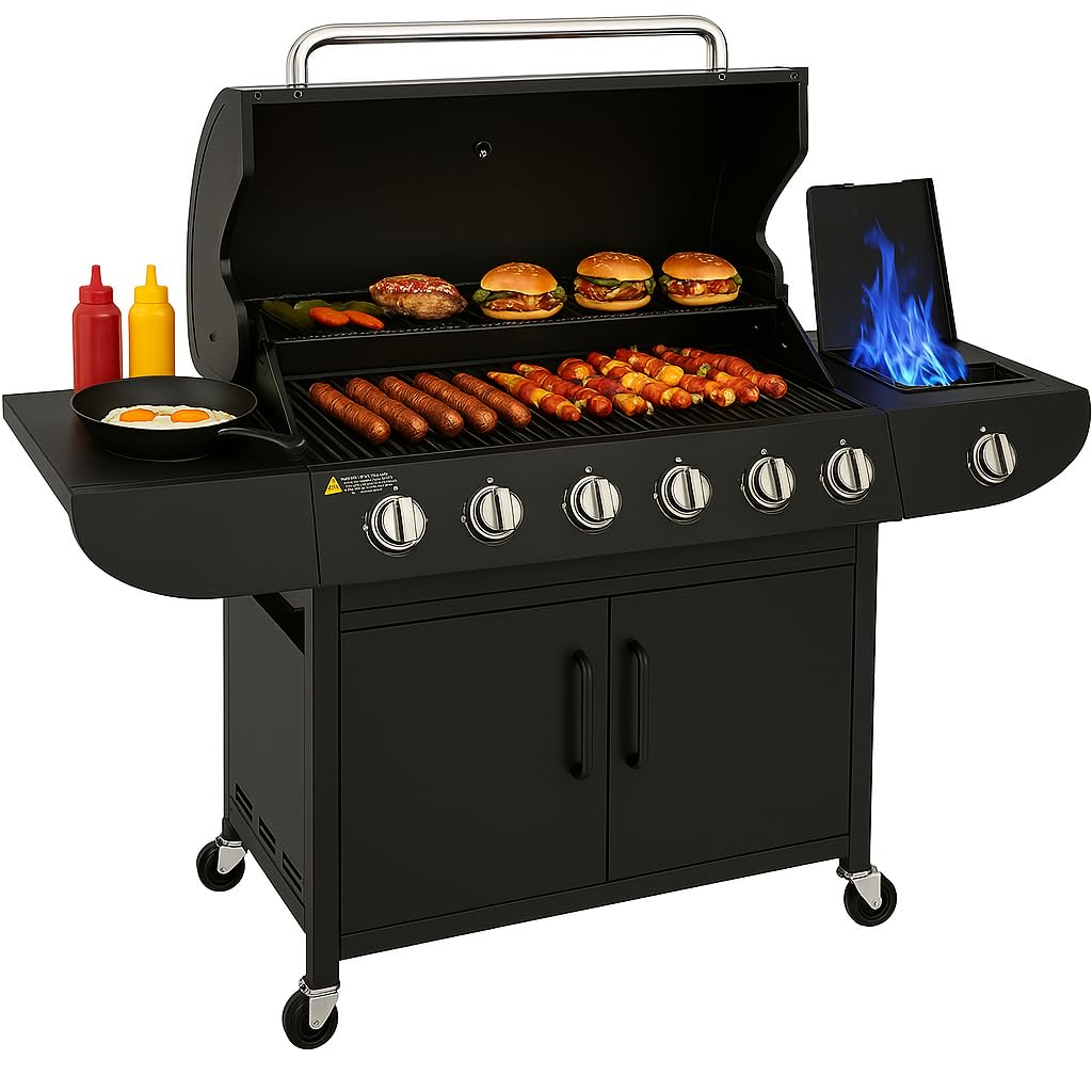 Deluxe Gas Burner Grill Bbq Barbecue Side Burner Desertcart