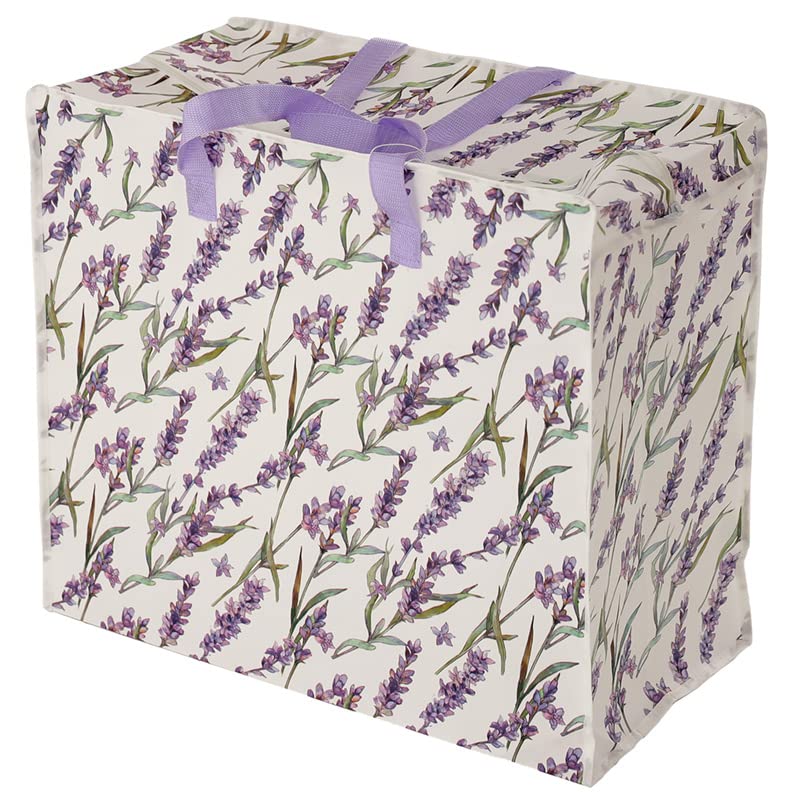 EliteKoopers 1Pcs Reusable Laundry & Storage Bag Pick of the Bunch Lavender Fields For Washing, Moving House, Shopping Toys Bag etc.