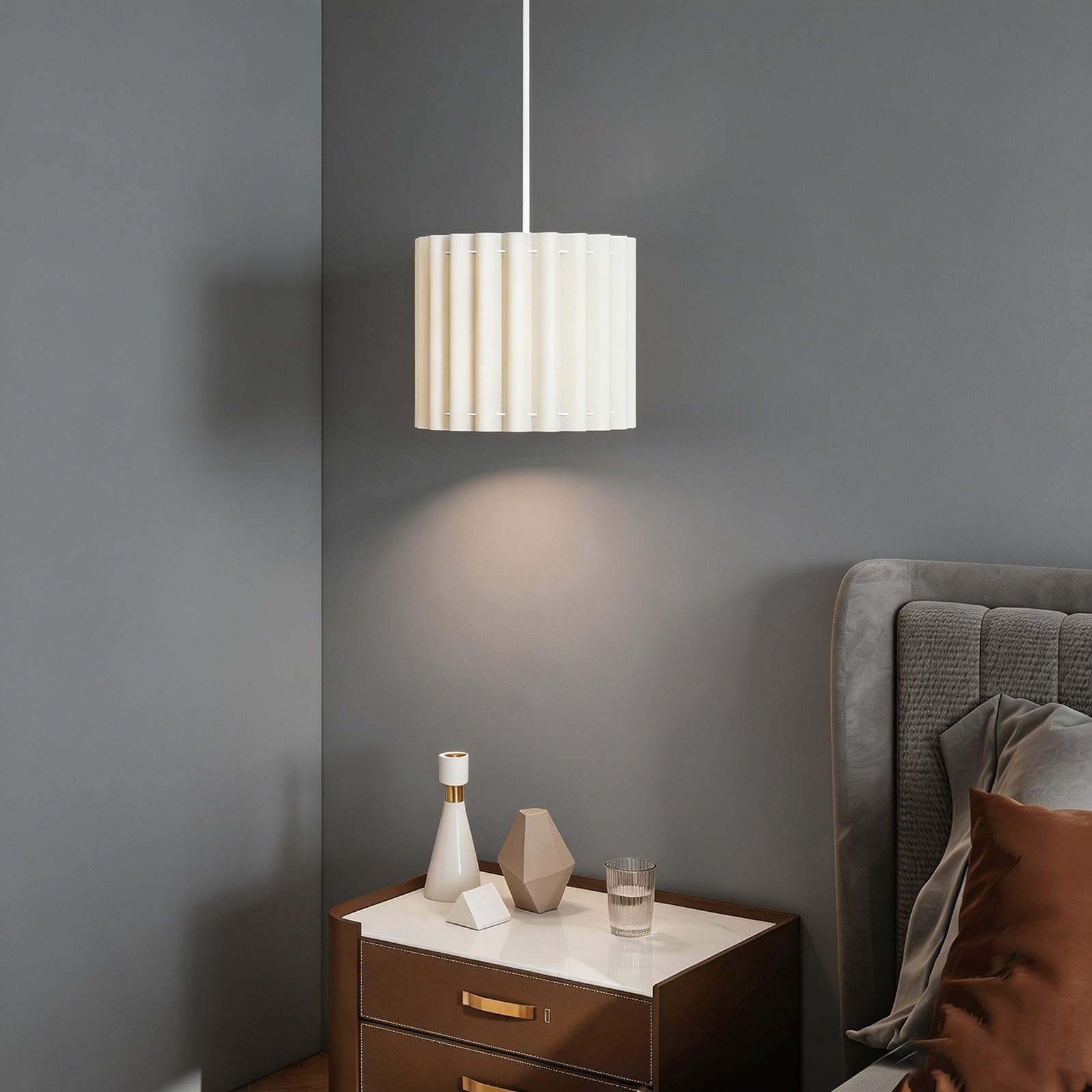 TYNGBT Industrial-Style Pendant Light Fixture Minimalist Hanging Ceiling Lamp for Modern Homes