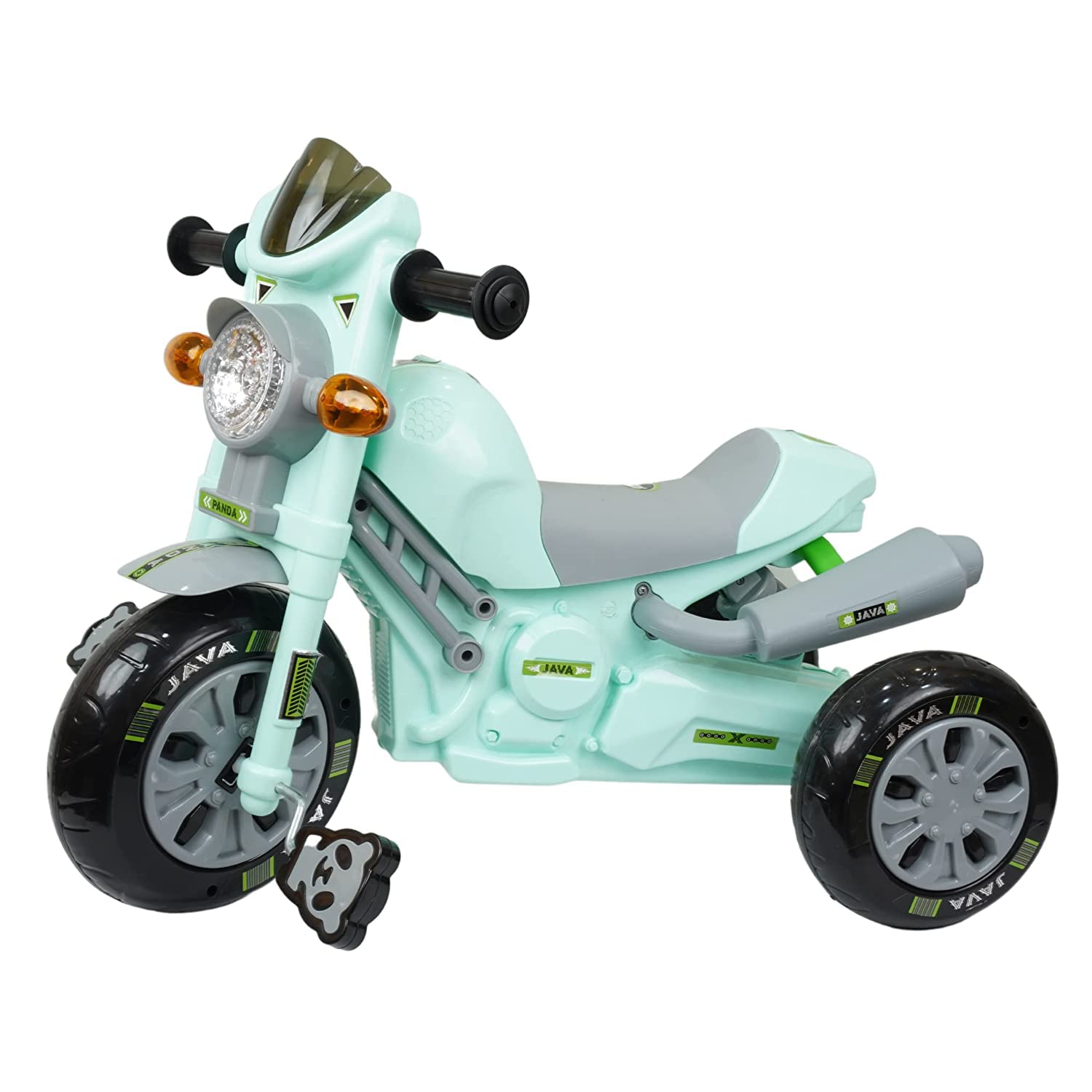 JoyRide Mini Bullet Scooter for Kids Plug & Play with Head Light Cushion Seat High Java Tricycle Smart Design Ride On Tricycle Sky Blue 1