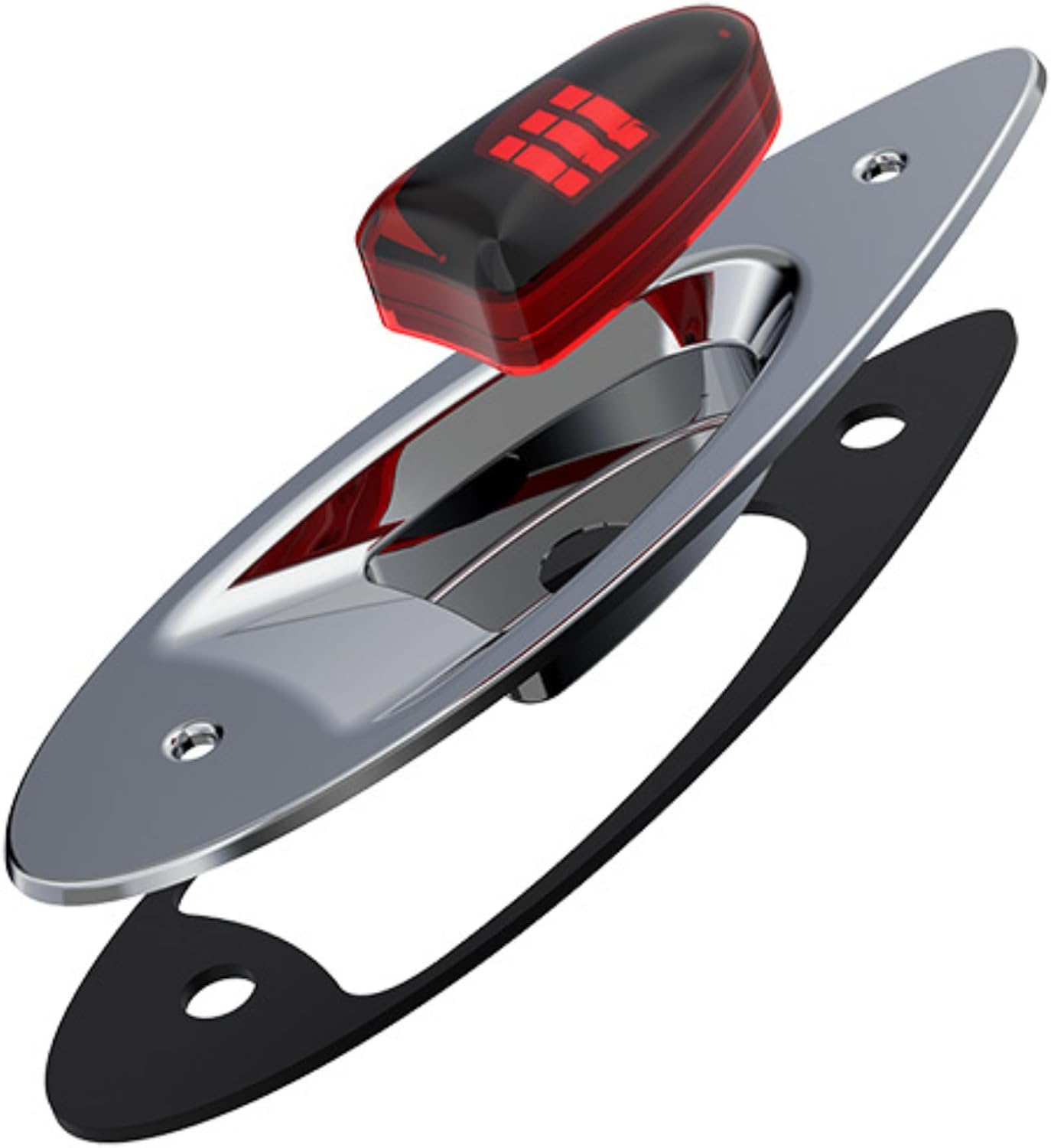 SEAFLO 04 Series Red and Green LED Navigation Bow Lights - Vertical Mount, 2NM, 10-30V, 2W, 316 Stainless Steel Housing, IP67, Marine Bow Lights for Boats Under 20M, SFNL023-PS-04, 4 Year Warranty