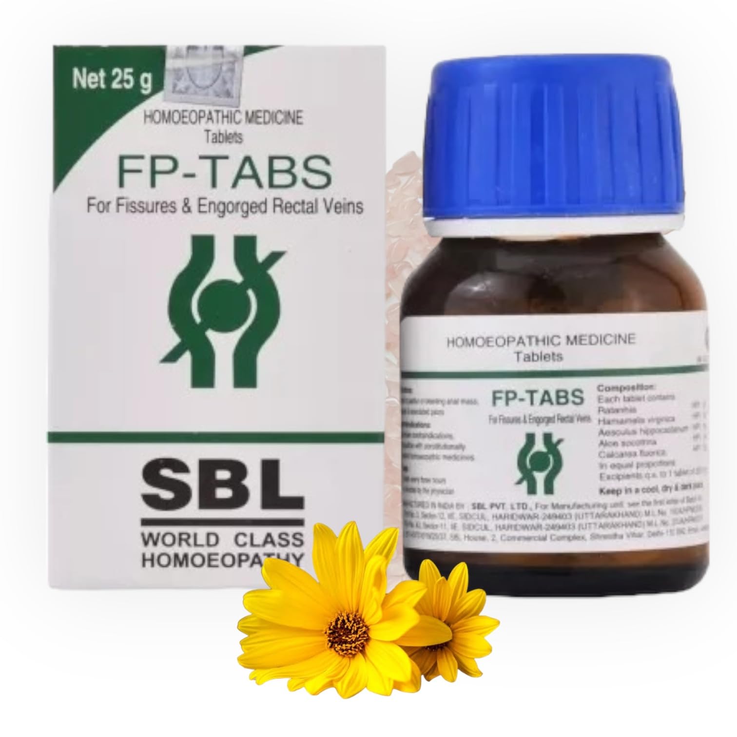 sbl fp tabs sbl piles medicine (25g) - set of 1 bottle