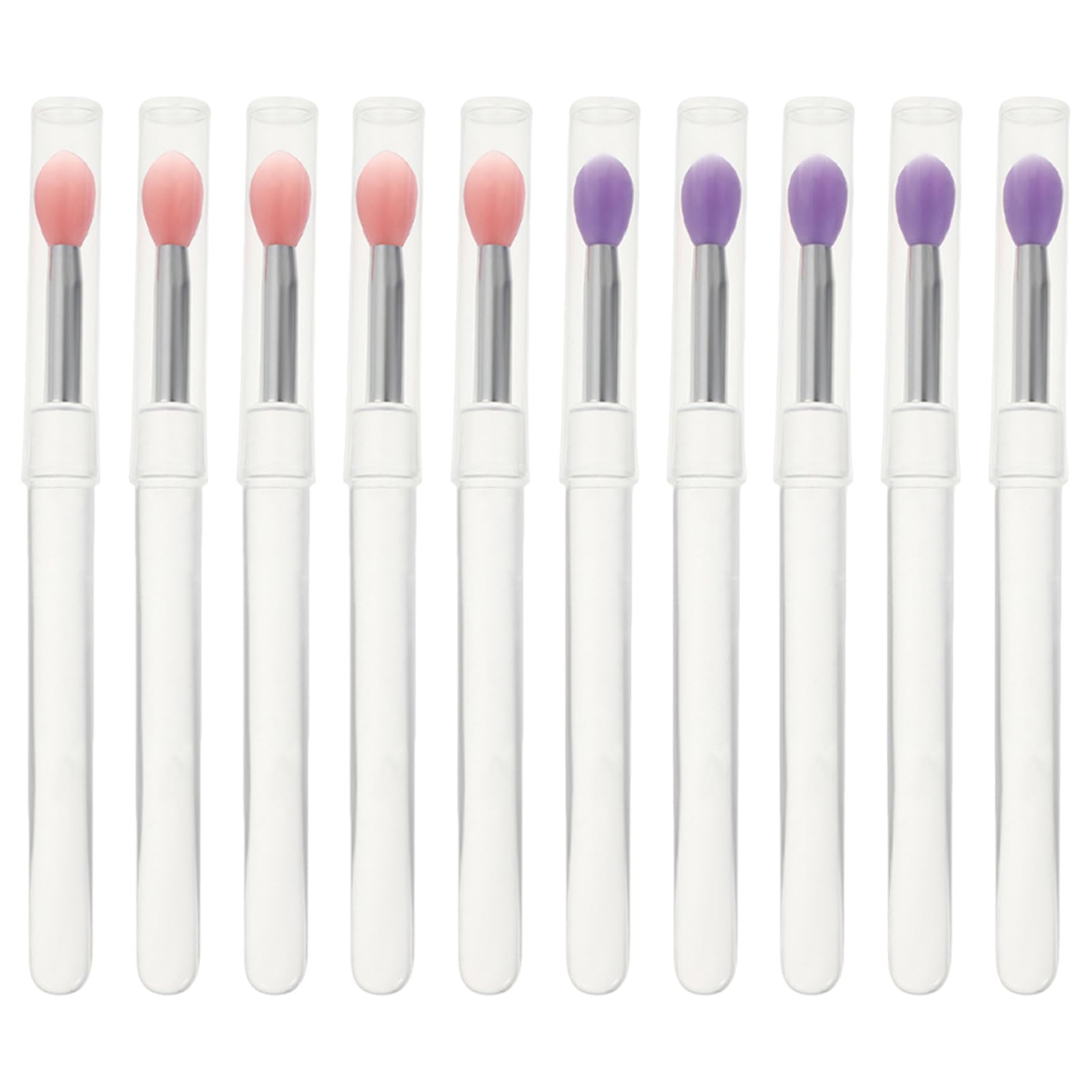 Herramientas de maquillaje de silicona para aplicar brillo labial, crema y mascarilla 8