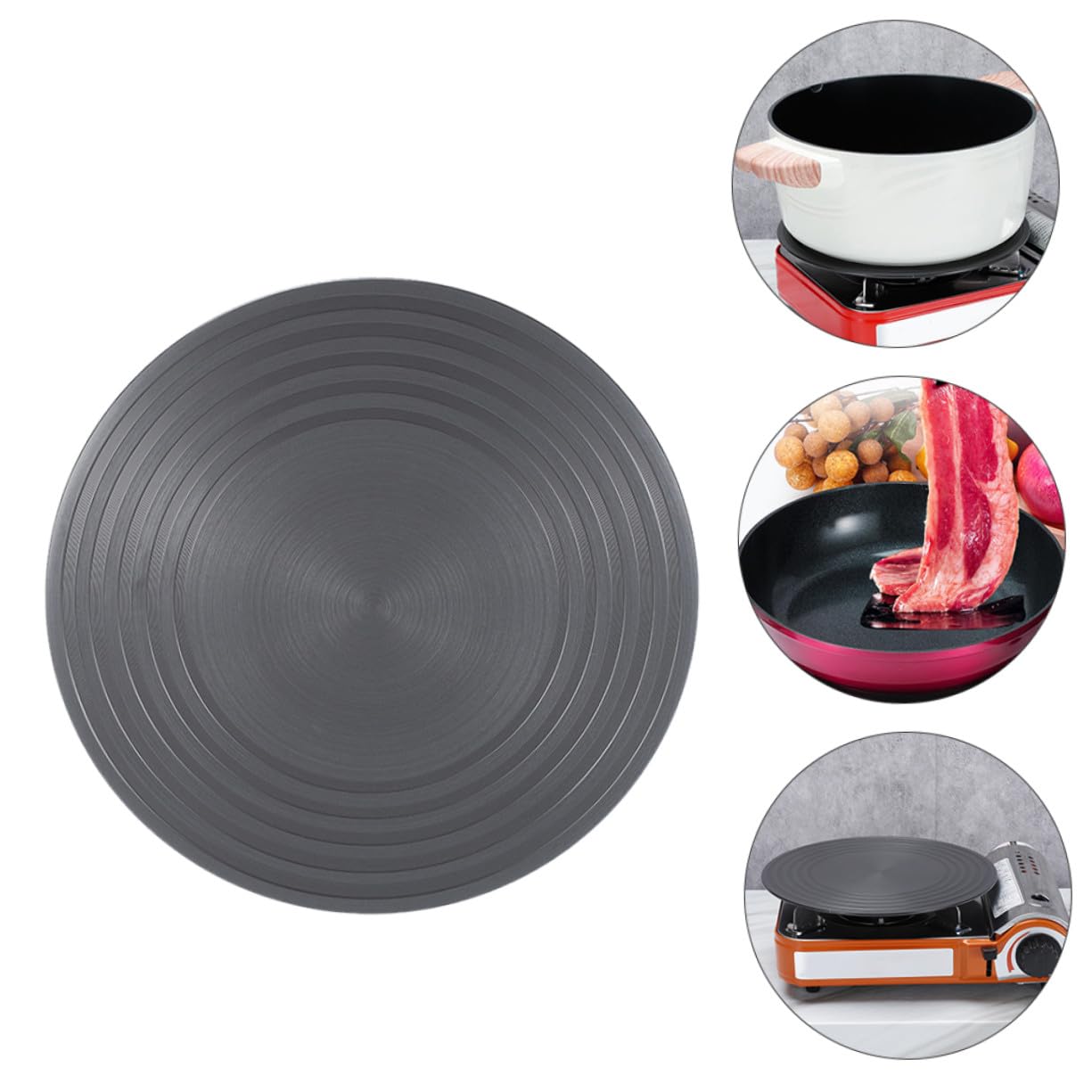 ERINGOGO Piastra Diffusore Calore per Gas Stove Protezione da Scongelamento Risparmio Energetico e Sicurezza Cucina Antisporco e Compatta per Uso Portatile