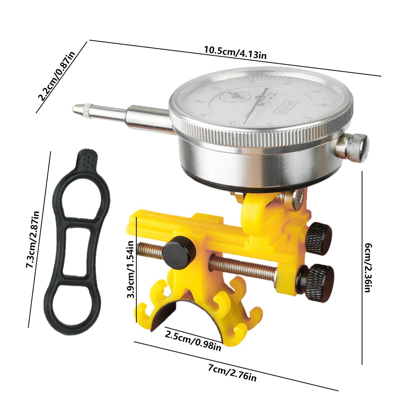 Jauge pour vélo - Support de centrage de roue de vélo - Outil de réglage des rayons de vélo - Outils de réglage de réparation de vélo - Accessoires de vélo pour la plupart des cadres de vélo