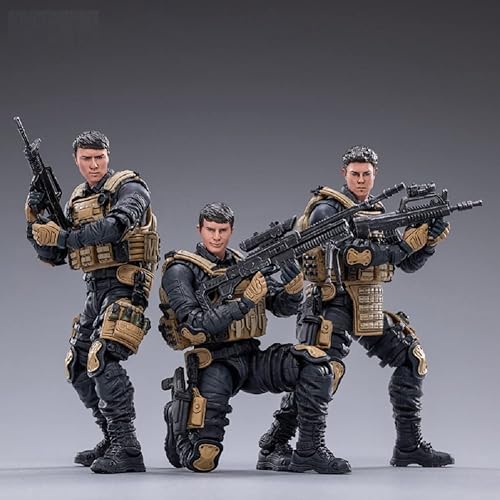 Miniatura 5 de Pipigirl Figuras de acción de soldado de 118, 4 pulgadas, militares del segundo ejército, soldado de caballería, kits de modelos de soldado de