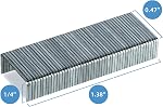 Standard Staples, 1/4 Inch Length, 25 Sheet Capacity, 10000 Count, 10 Pack General Purpose Jam Free Sharp Chisel Point For Most Standard Desktop Staplers (24/6, 1/4'' Length)