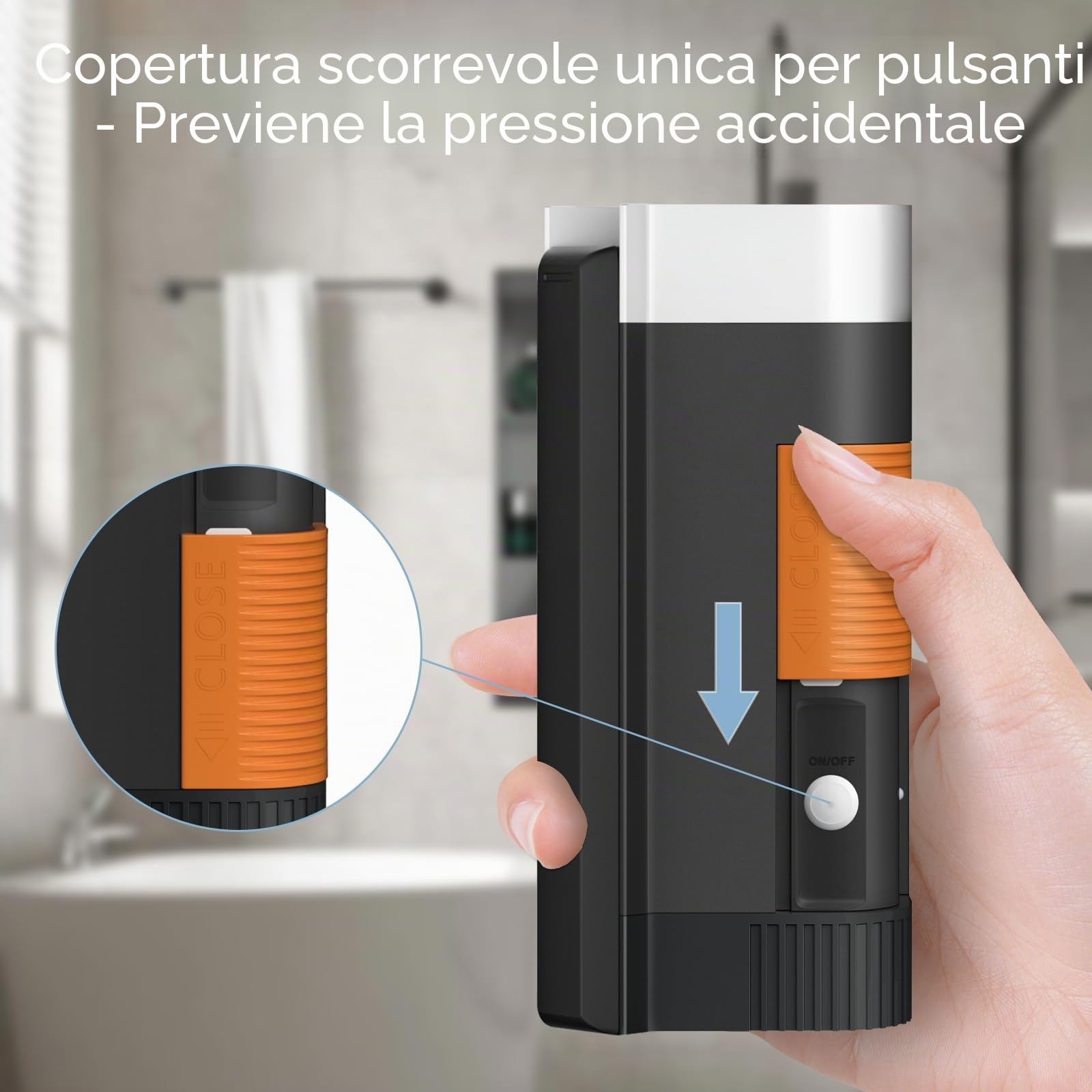PChero Bidet da viaggio portatile, 400 ml, ricaricabile, IPX6, impermeabile, per la pulizia personale, lavaggio del bambino, cure postnatali, perineali ed emorroidi