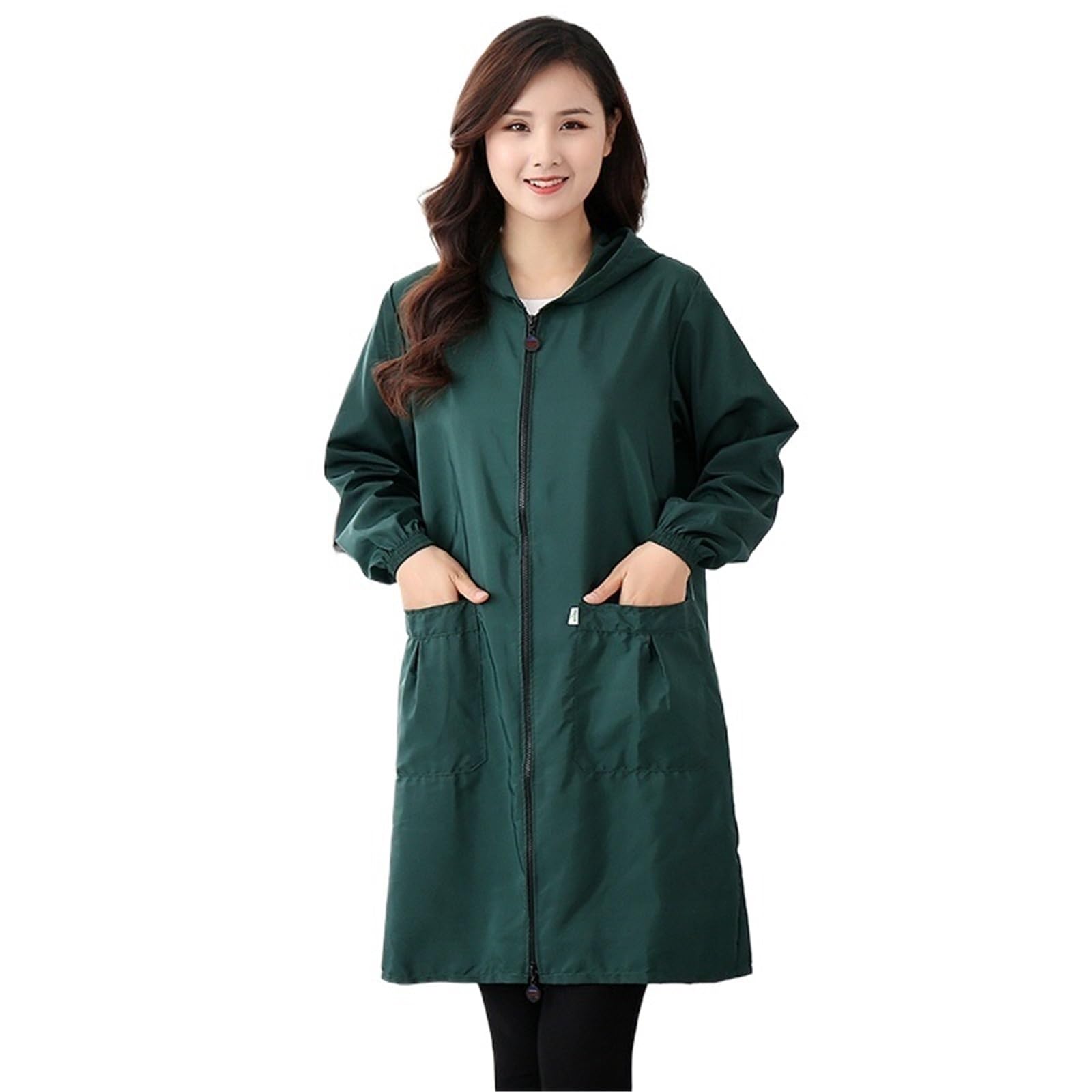 VRKRTVBLB Waterproof Smock Pet Dog Grooming Working Clothes Hair Salon Uniform Hairdresser Anti Hair Robe Kitchen Oil Proof Apron(C,XL)