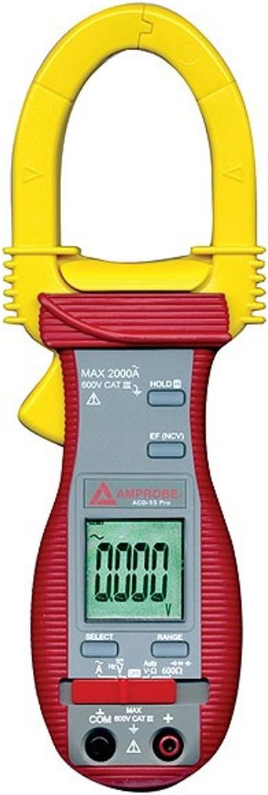 Amprobe ACD-15 TRMS-PRO 2000A Digital Clamp Multimeter with VolTect Non-Contact Voltage Detection