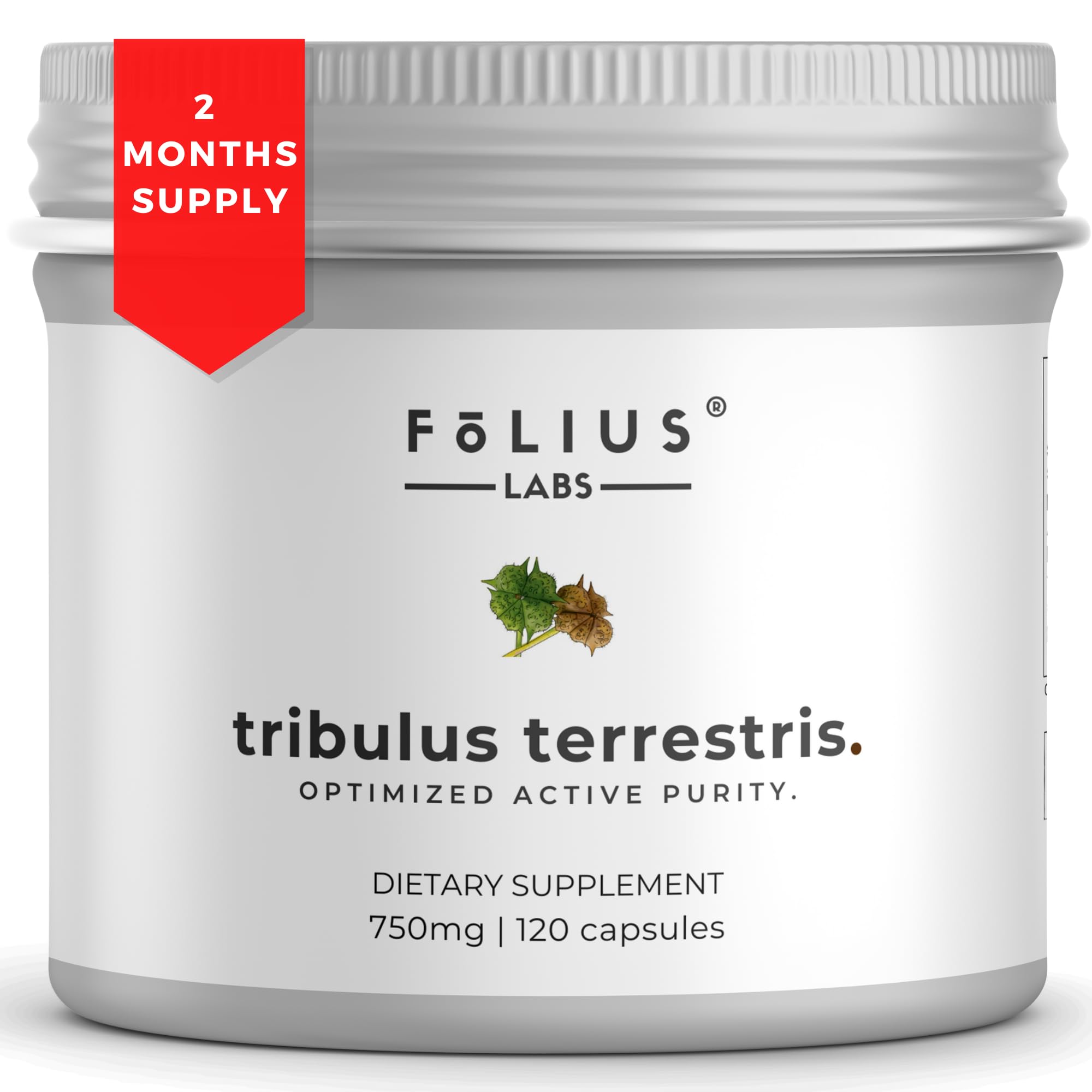 FOLIUS LABS Tribulus Terrestris Men & Women 750mg - 40% Saponins - Concentrated Natural Whole Plant Extract - Plant Based Stamina, Strength, and Energy Supplement (Trial Pack) (B0CXJ9LXGJ) Amazon Price History, Amazon Price Tracker