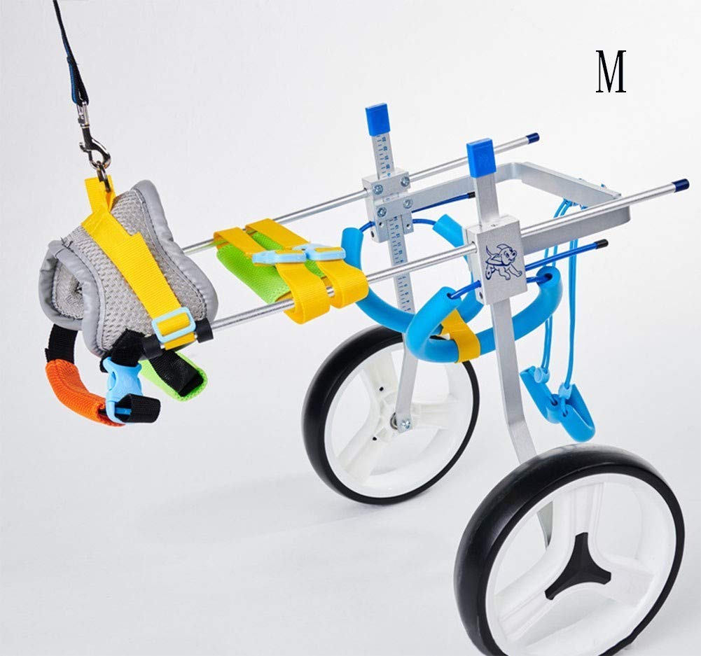 Dog Wheelchair Adjustable Walking Aids for Dogs Walking Frame with Wheels Lightweight for Aging