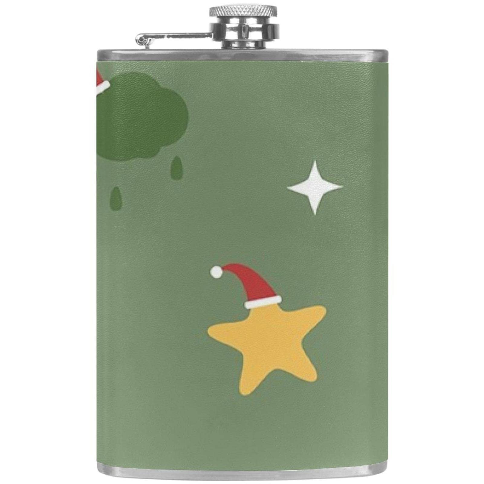 Flasque de poche Noël cadeau original pour homme et femme flacon à liqueur lune et étoile