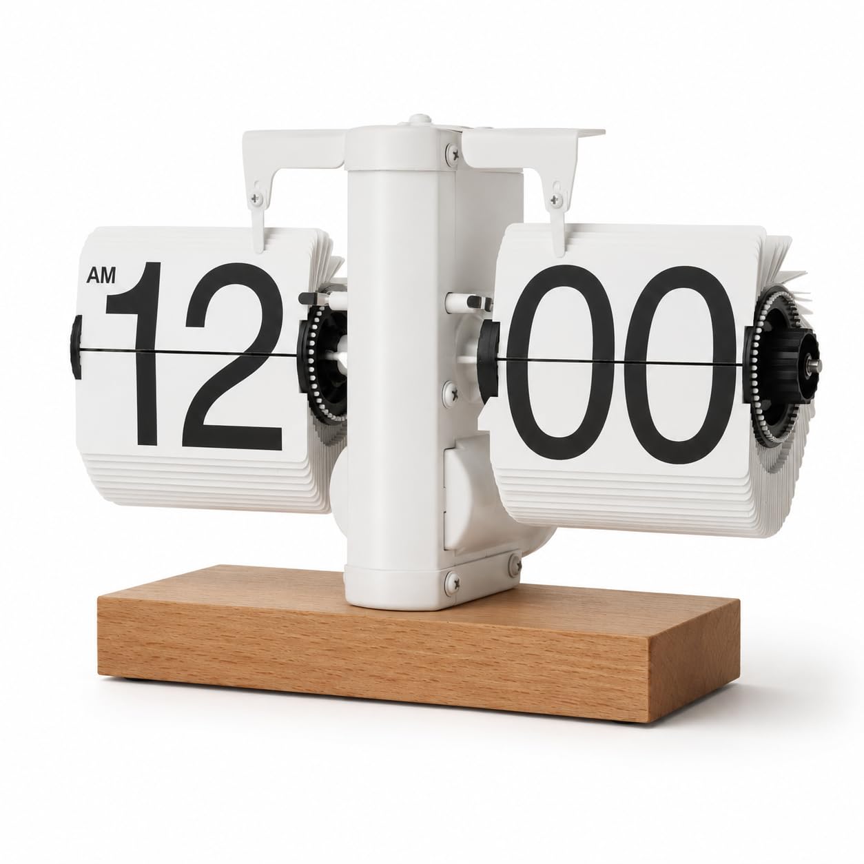 Flip Orologio Da Tavolo, Auto Flip Clock Flip down Clock Orologio Da Scrivania Orologio Da Tavolo a Fogli Mobili, Decorativo Retro Orologio a Flip Alimentato a Batteria per L'ufficio La Casa
