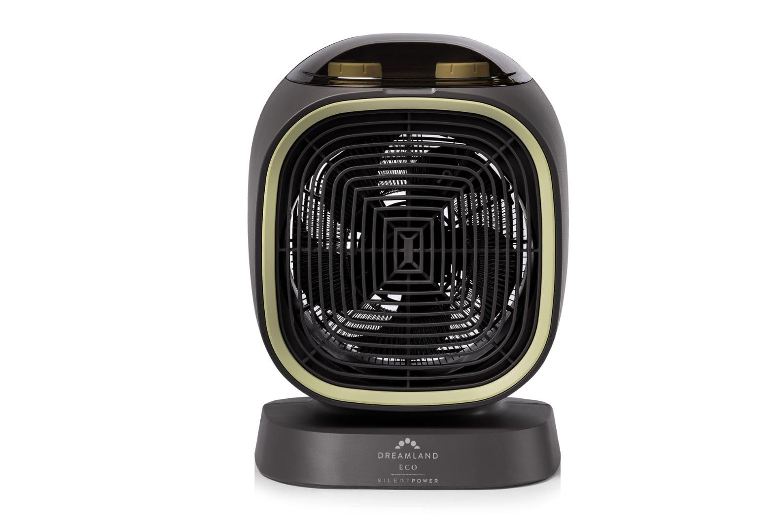 Dreamland Silent Power Eco Portable Electric Heater - 35% Energy Savings Fan Heater with Eco Technology, Antifreeze Function, IP21 Protection, Ultra-Quiet Heaters for Home, Variable Thermostat, Silent