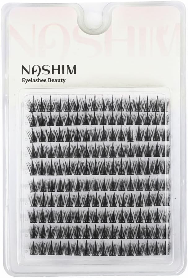 - MAYCREATE® False Eyelash Extensions Kit, DIY 160pcs Eye Lashes Clusters, 11-12-13mm Mixed Natural Curl False Eyelashes for Women Girls Home Use Wispy Lash