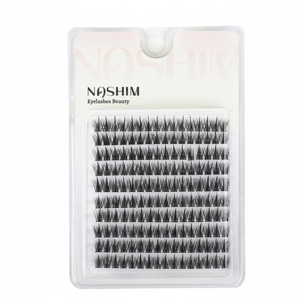 MAYCREATE® False Eyelash Extensions Kit, DIY 160pcs Eye Lashes Clusters, 11-12-13mm Mixed Natural Curl False Eyelashes for Women Girls Home Use Wispy Lash