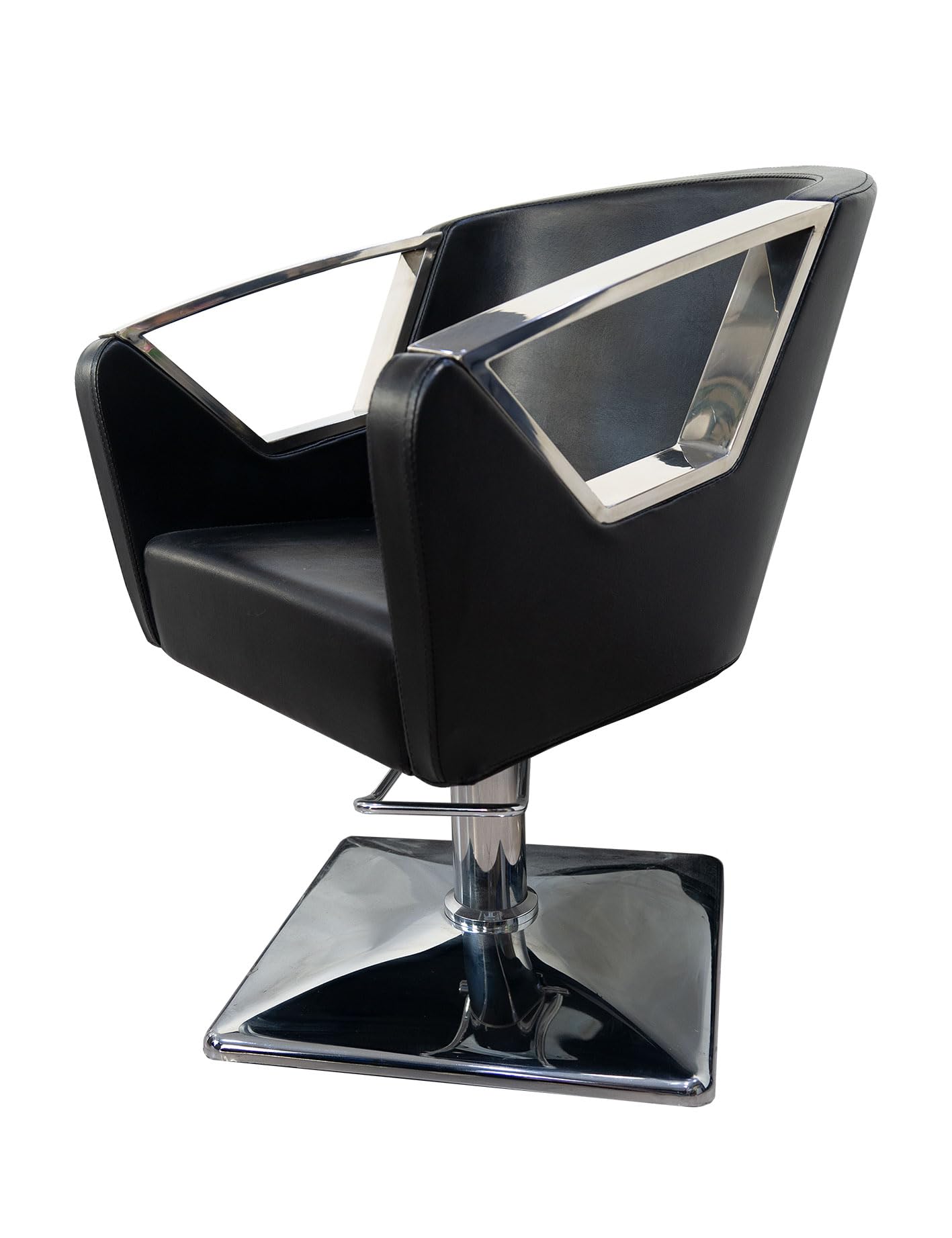 MEISHIDA Barber Chair Salon Chair with Heavy Duty Hydraulic Pump-360° Swivel Beauty Equipment,Adjustable Makeup Hair Chair for Spa,Salon,Barbershop (Black)