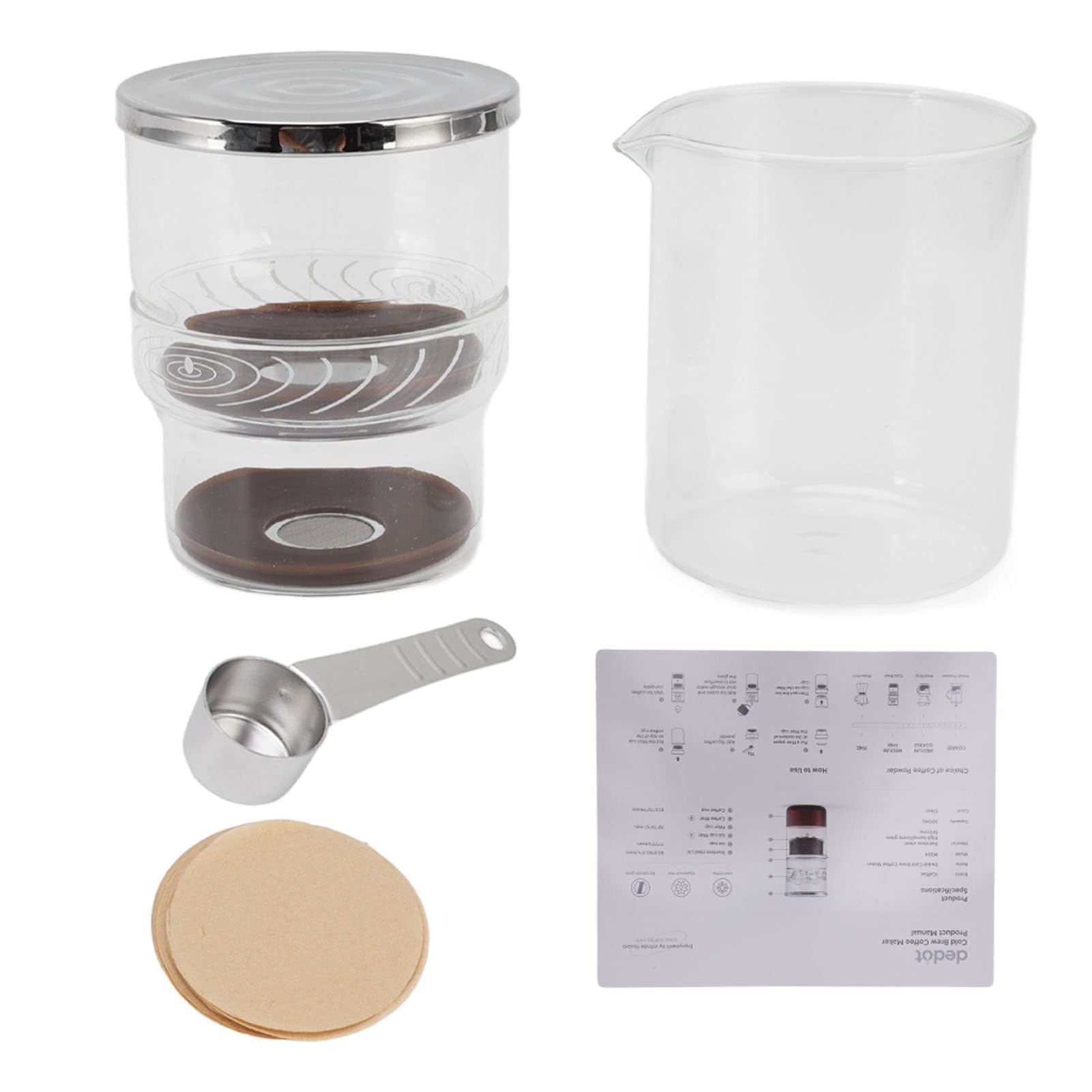 Cafetière à thé goutte à goutte Pilipane avec contrôle de vitesse