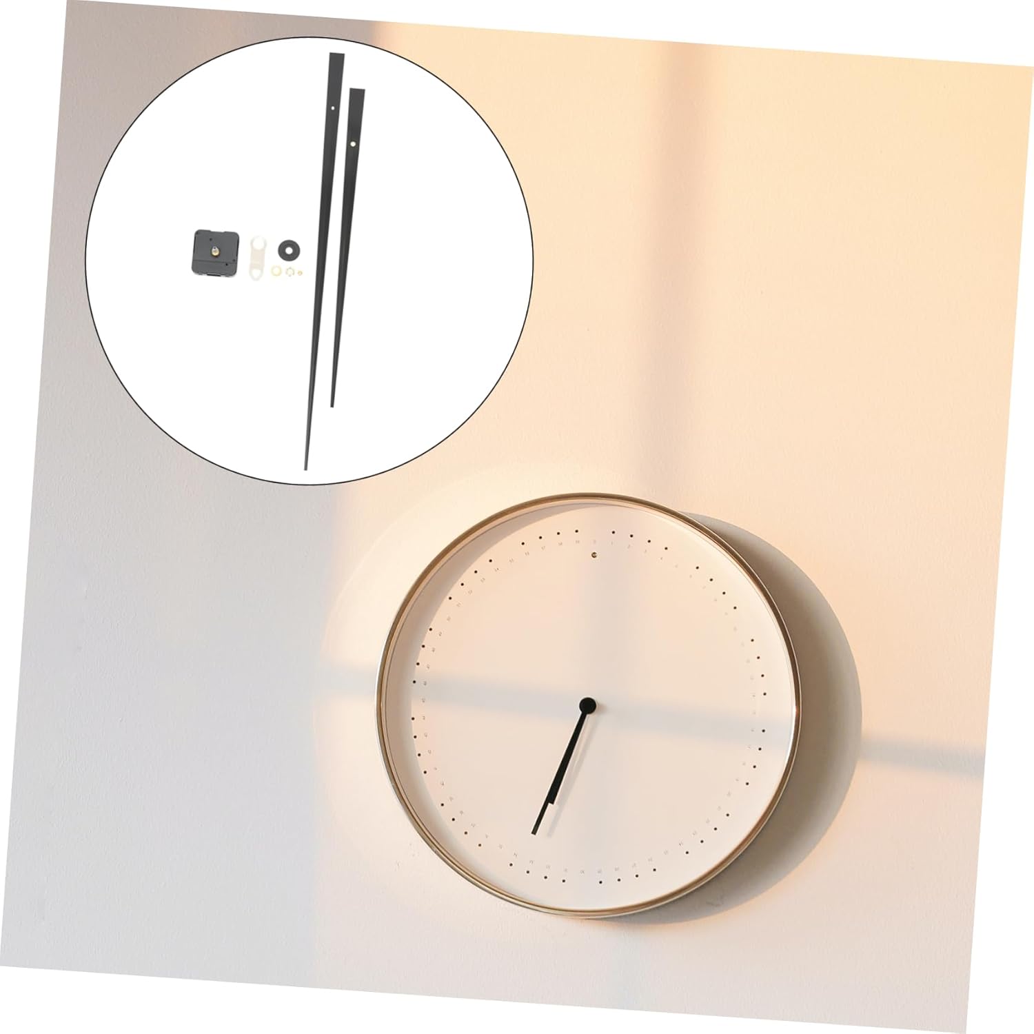 DOITOOL 3sets High Torque Clock Movement Kit and Clock Mechanism for Repairs Cross- and Crafts Included